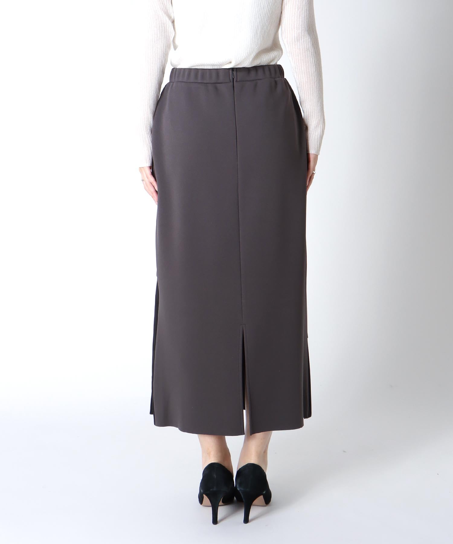 プリーツドッキングタイトスカート