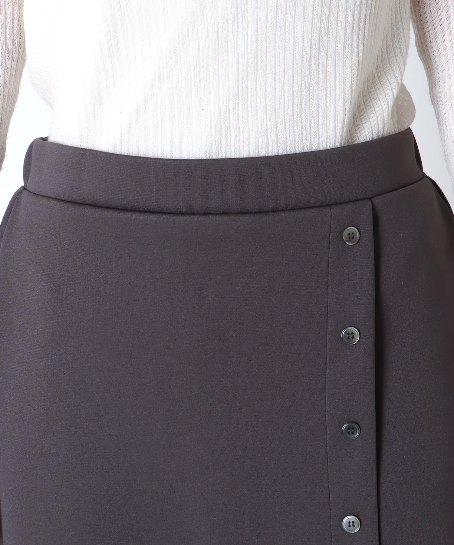 プリーツドッキングタイトスカート