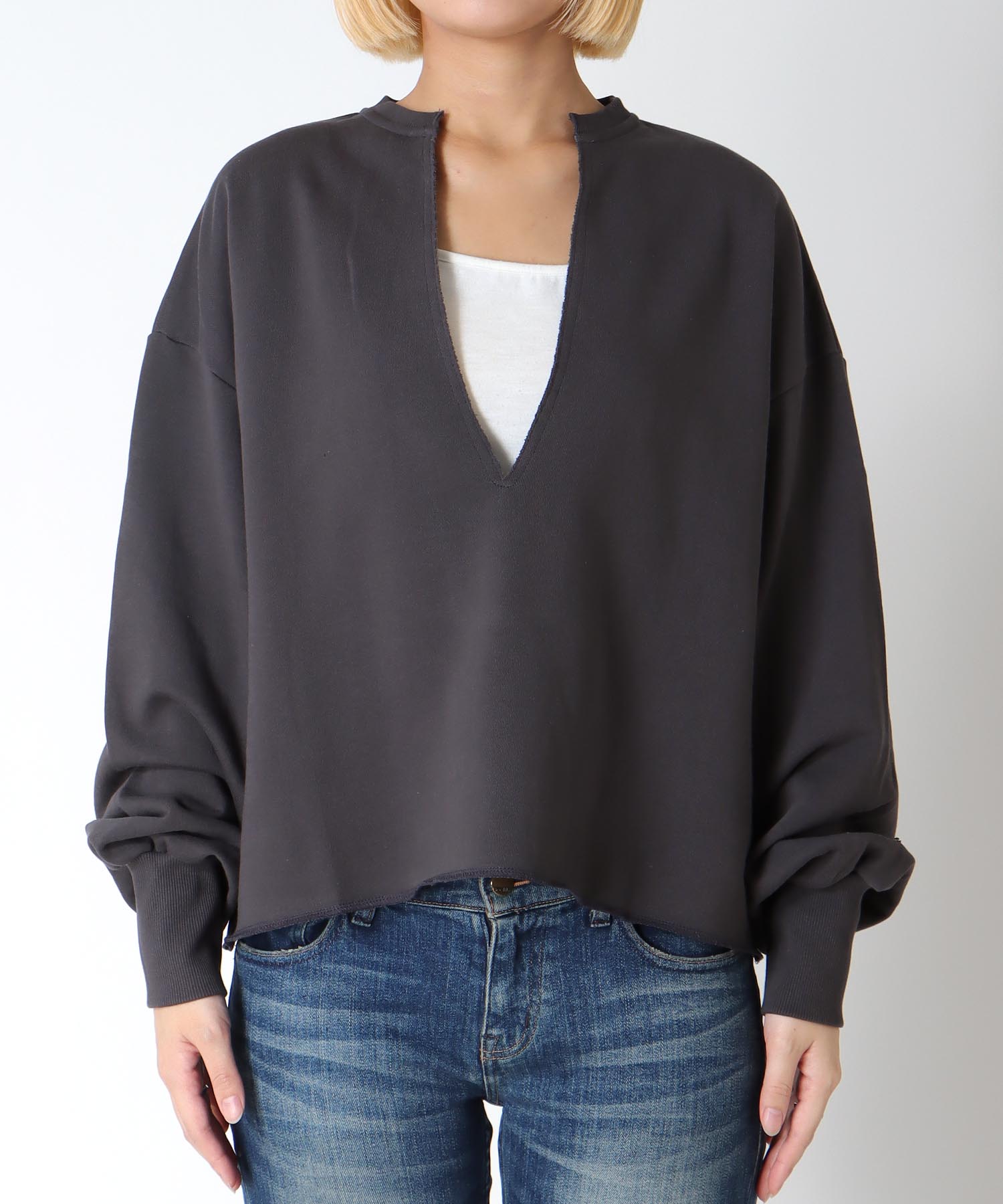 キーネックTORAプルオーバー