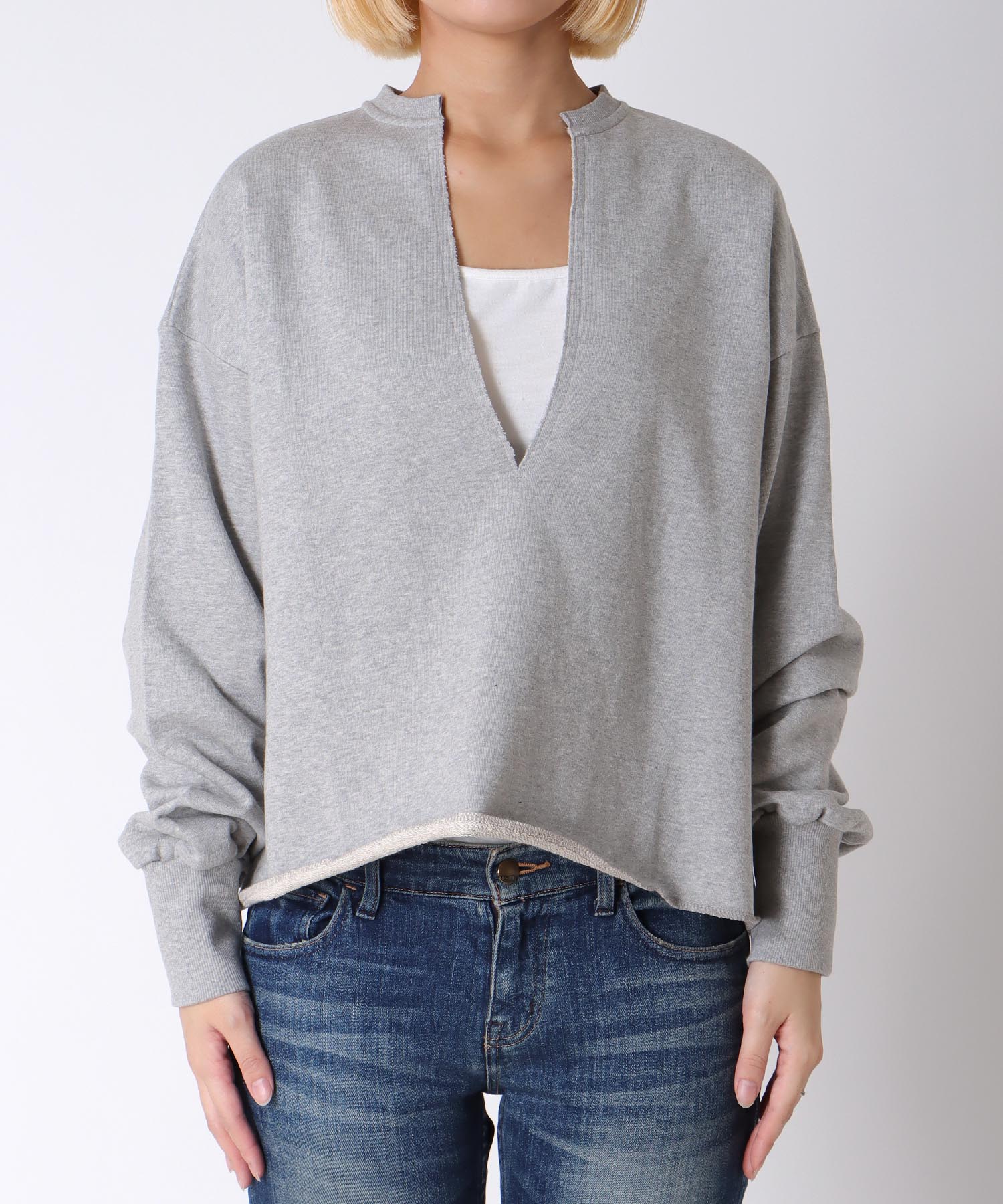 キーネックTORAプルオーバー