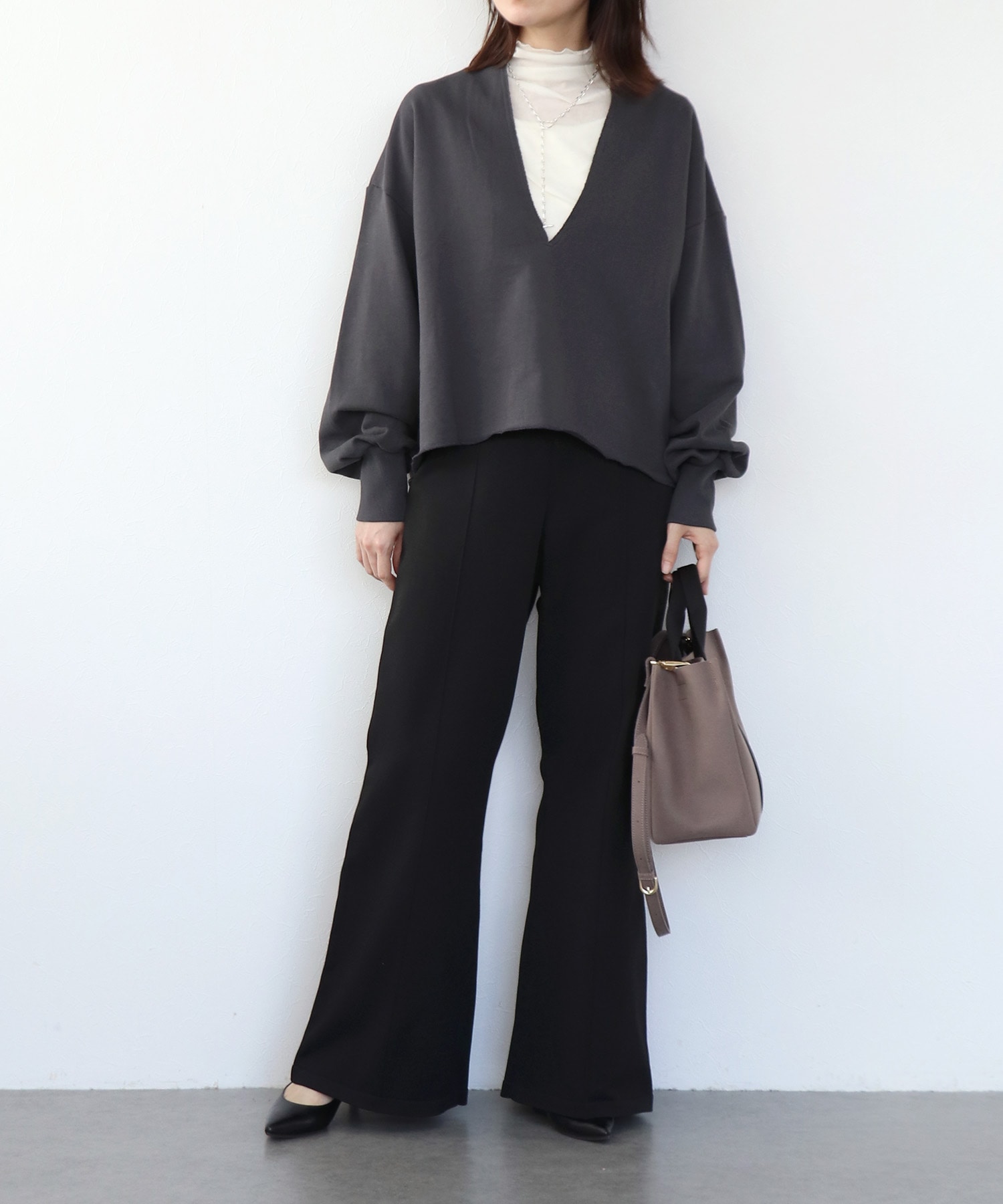 キーネックTORAプルオーバー