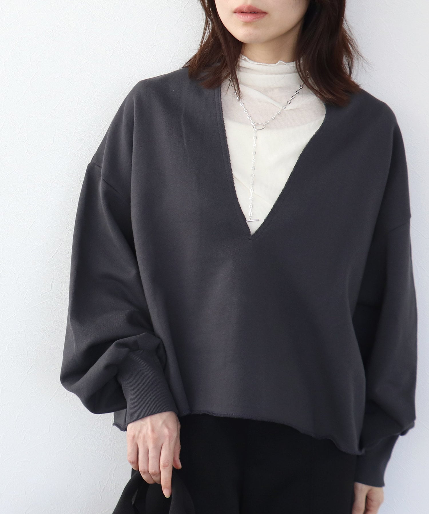 キーネックTORAプルオーバー