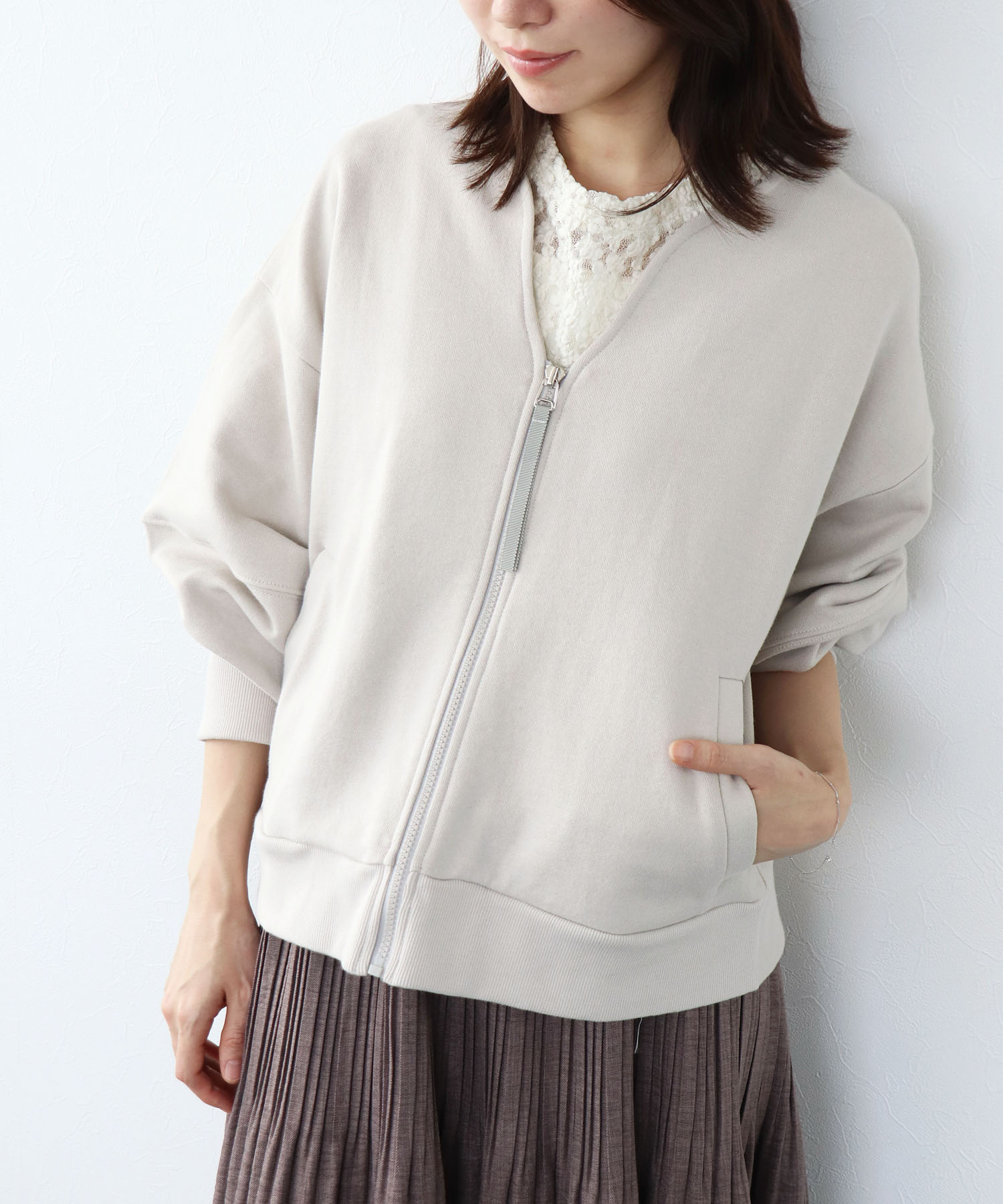 TORA ZIPカーディガン