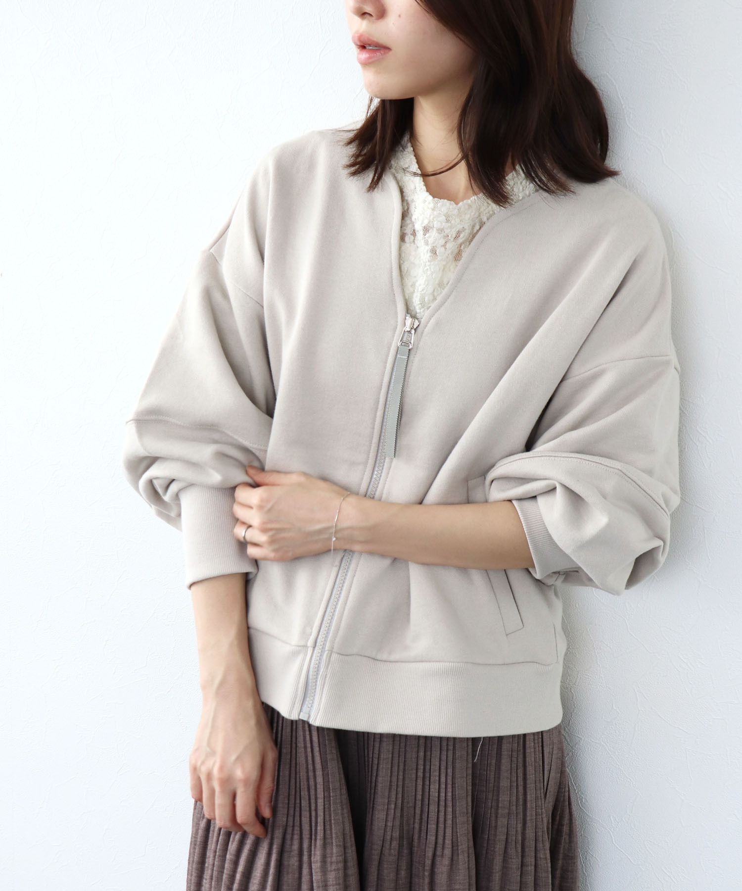 TORA ZIPカーディガン