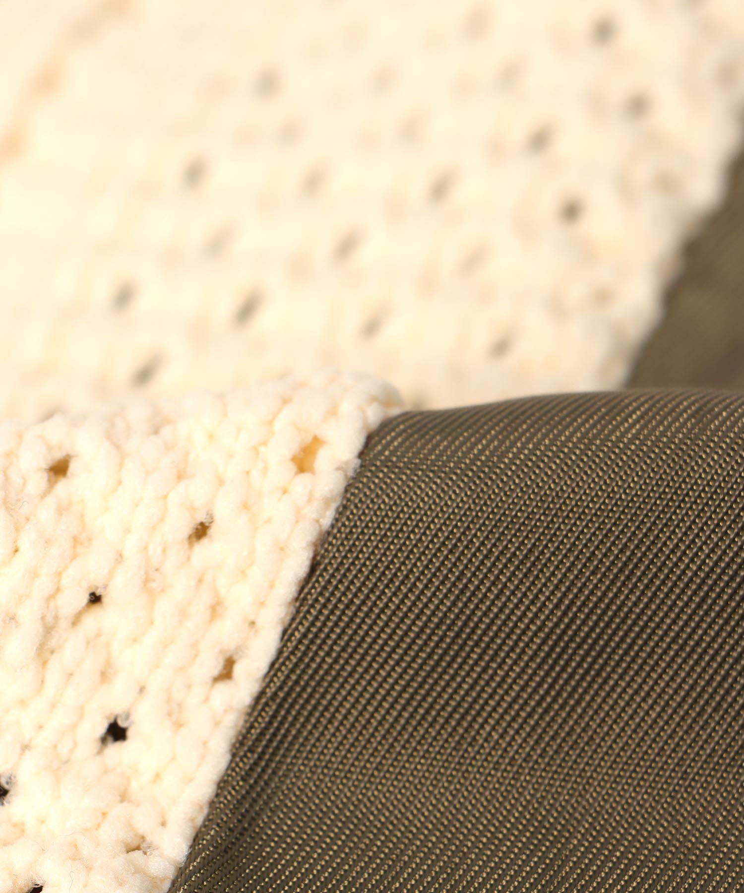 ツイル×アランスカート