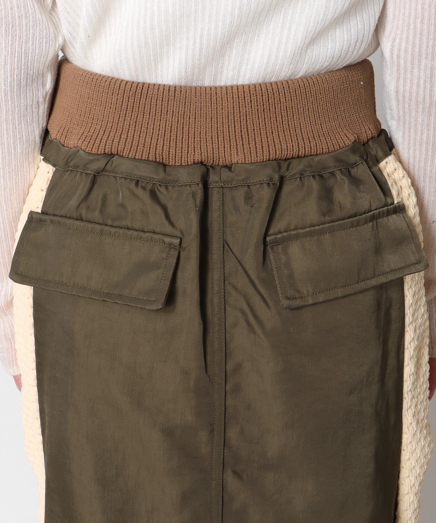 ツイル×アランスカート