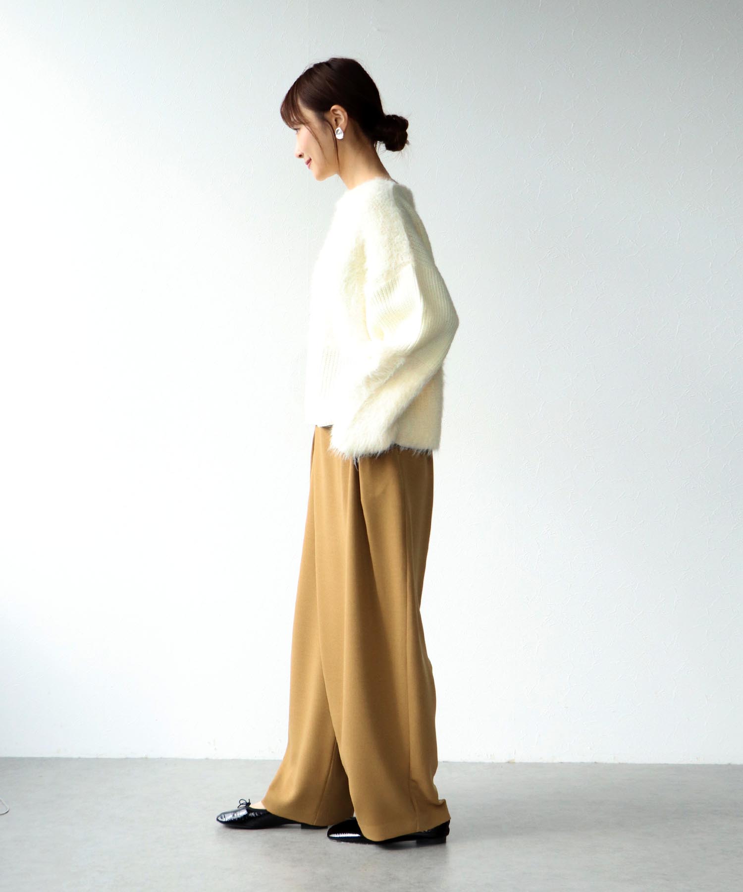 ダブルジョーゼットタックパンツ