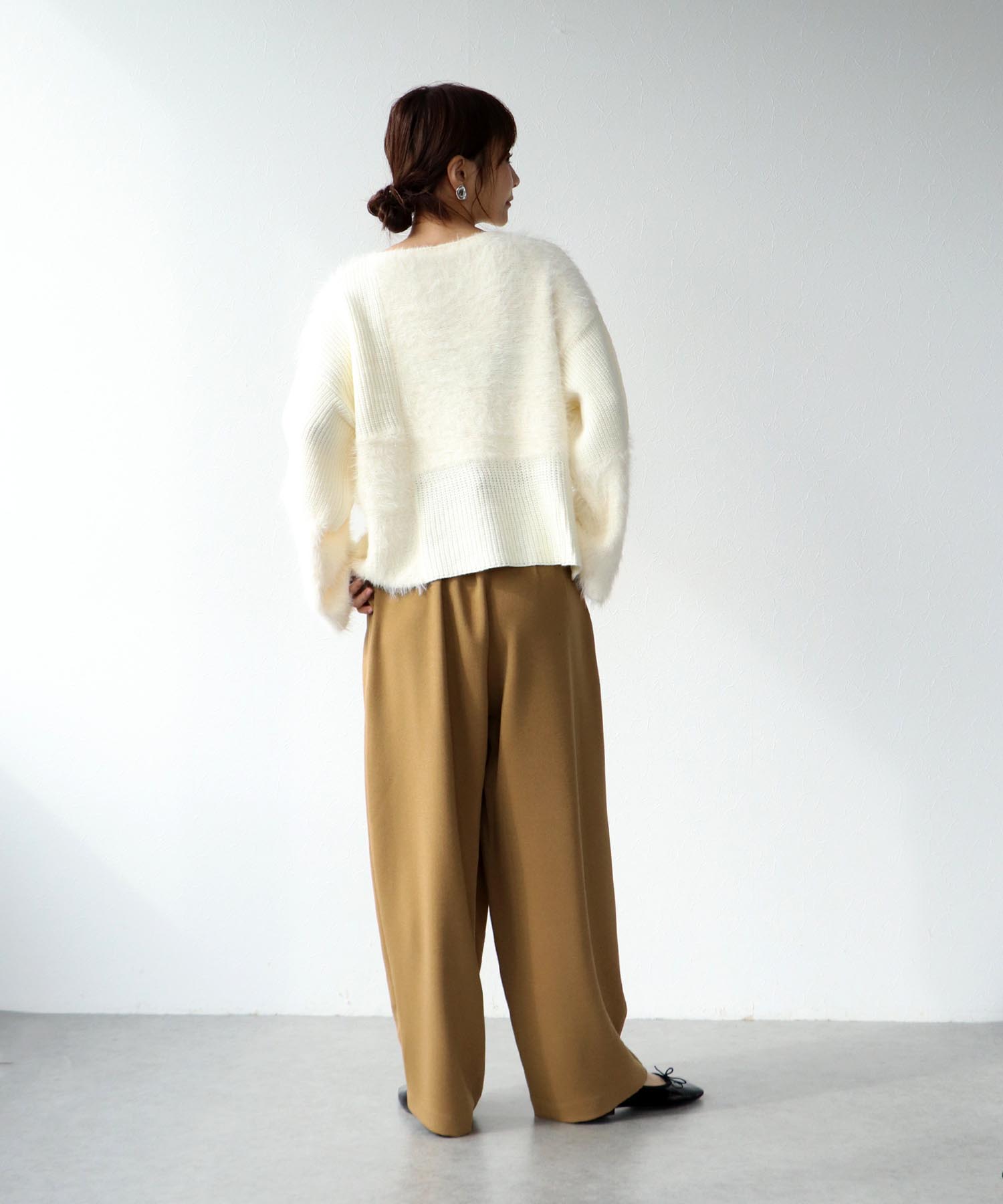 ダブルジョーゼットタックパンツ