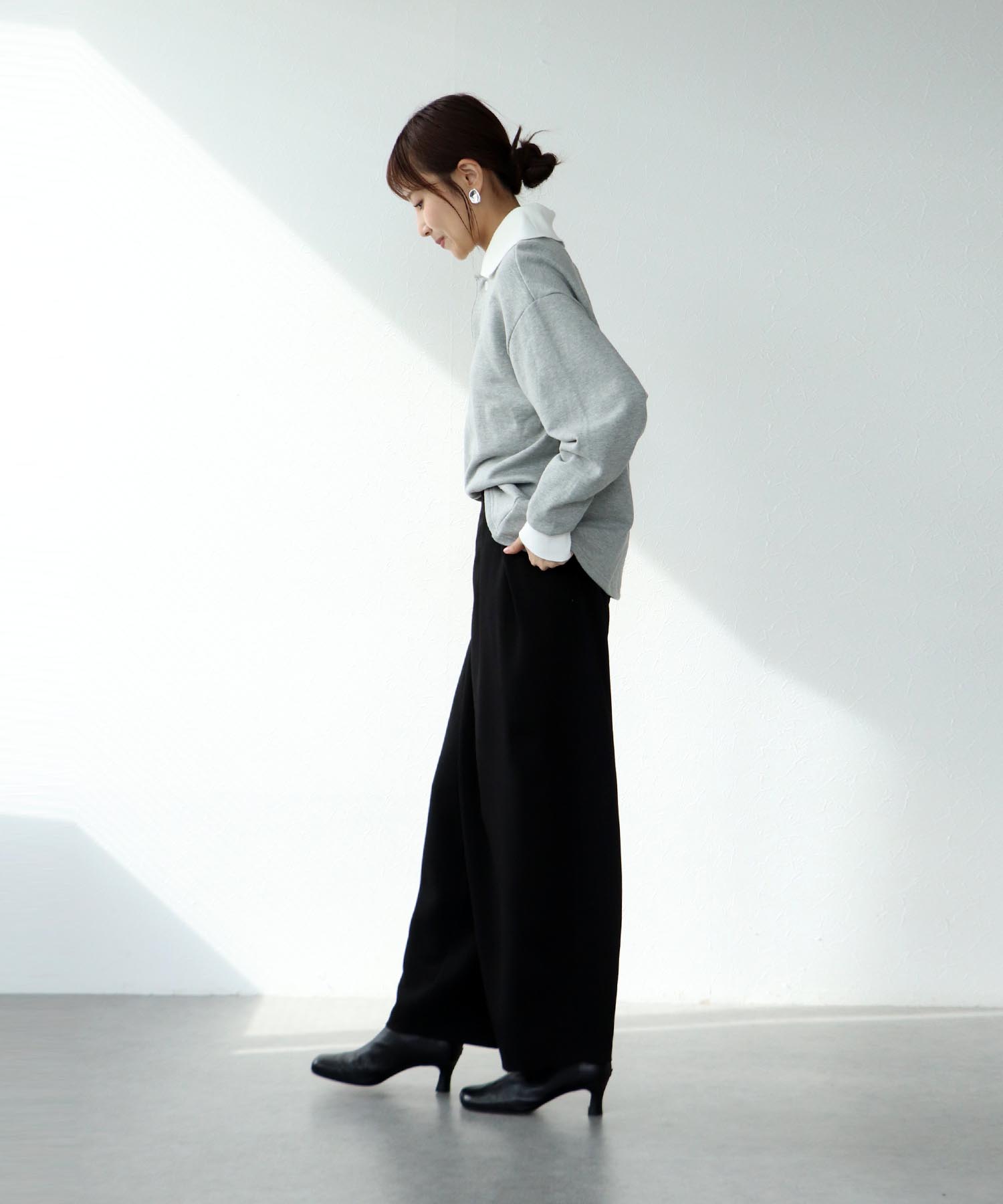 ダブルジョーゼットタックパンツ