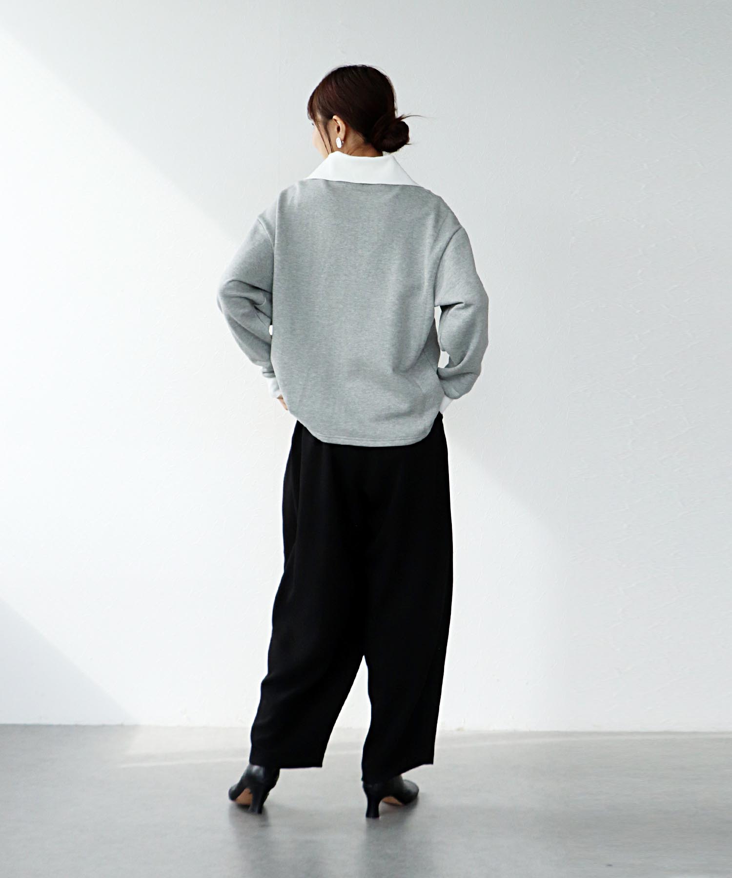 ダブルジョーゼットタックパンツ