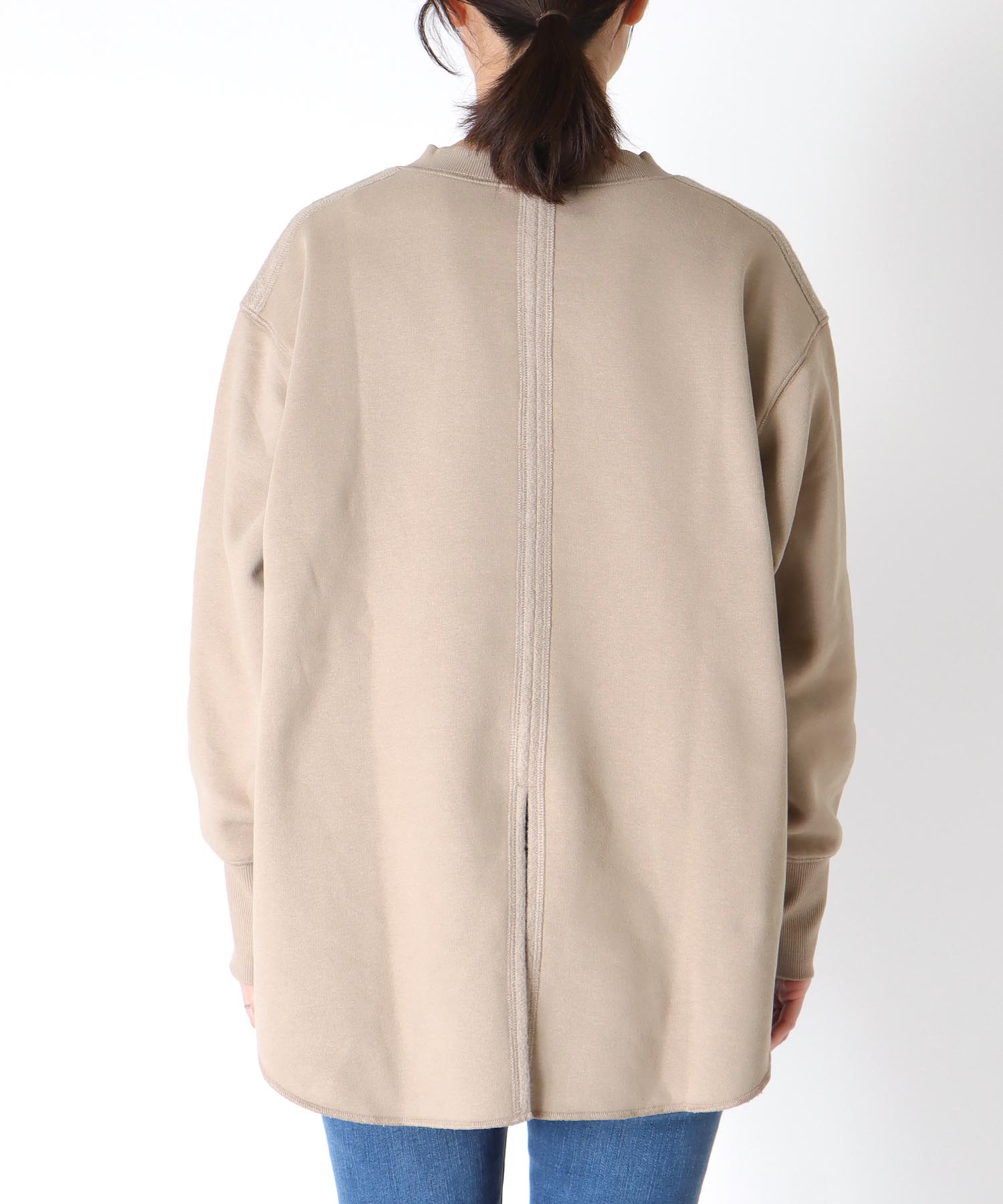 裏毛Vネックプルオーバー