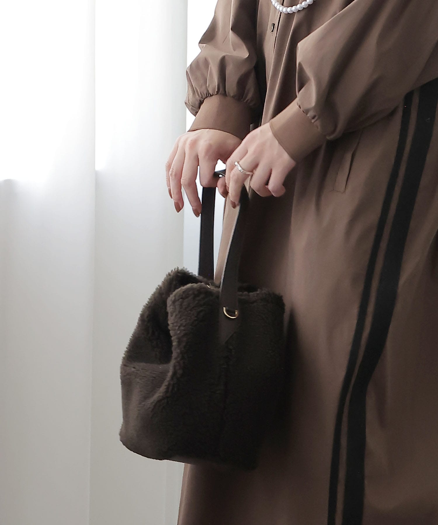 ムートンショルダーバッグ【LORISTELLA/ロリステッラ】