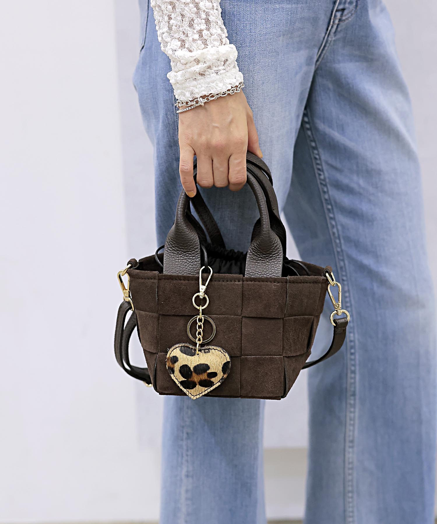 2wayショルダーミニメッシュトート【アンドレアカルドネ/andrea cardone 】