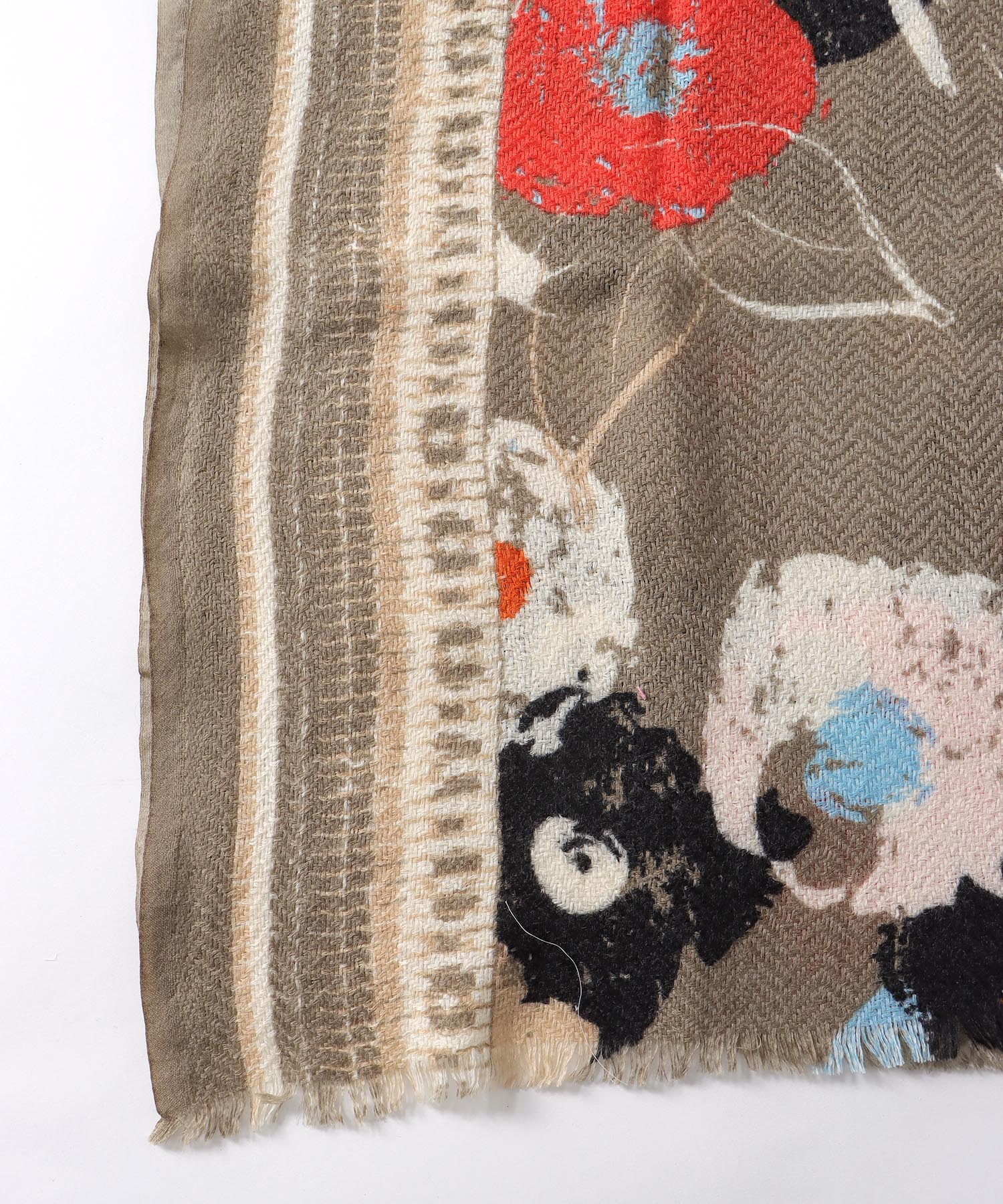 Doris ドリス ウール シルク スカーフ【ストリアティピック/STORIATIPIC】