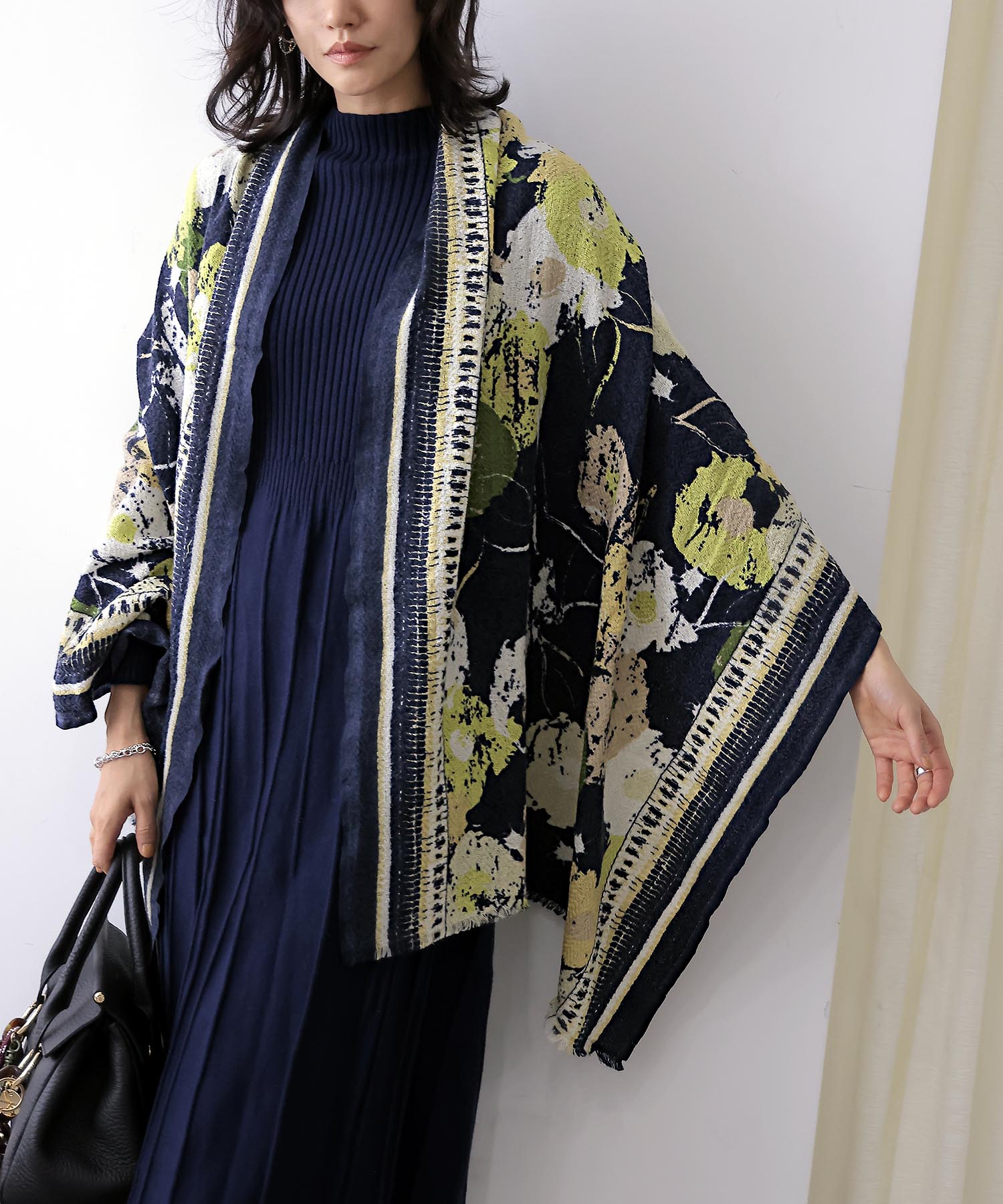 Doris ドリス ウール シルク スカーフ【ストリアティピック/STORIATIPIC】