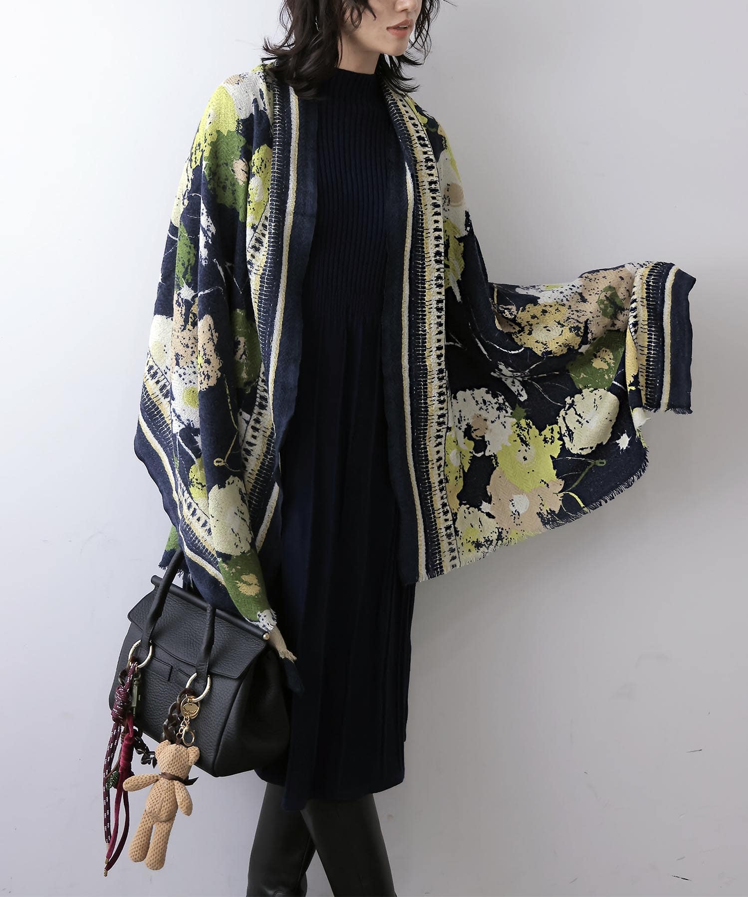 Doris ドリス ウール シルク スカーフ【ストリアティピック/STORIATIPIC】