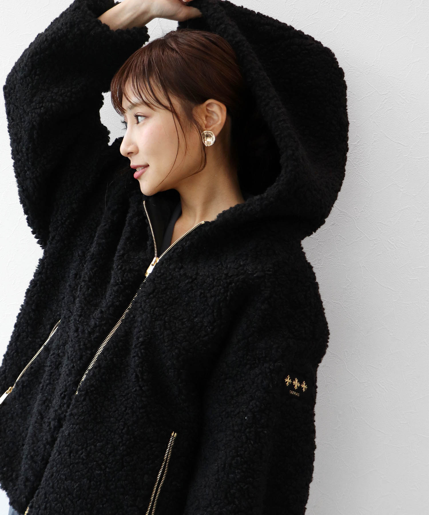 【タトラス/TATRAS】 IPAMA ボアフードブルゾン