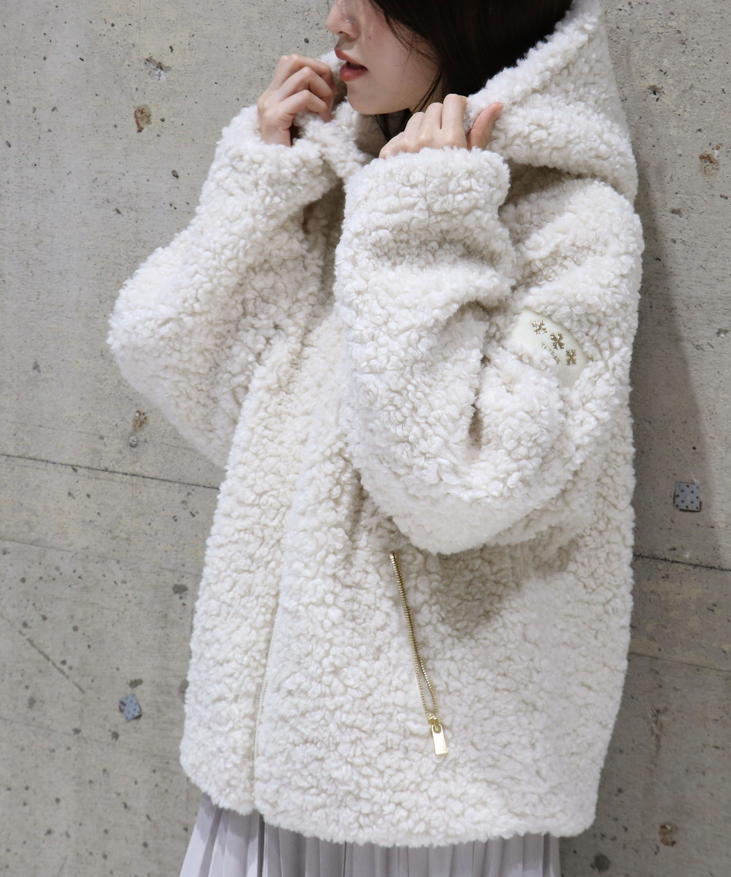 【タトラス/TATRAS】 IPAMA ボアフードブルゾン