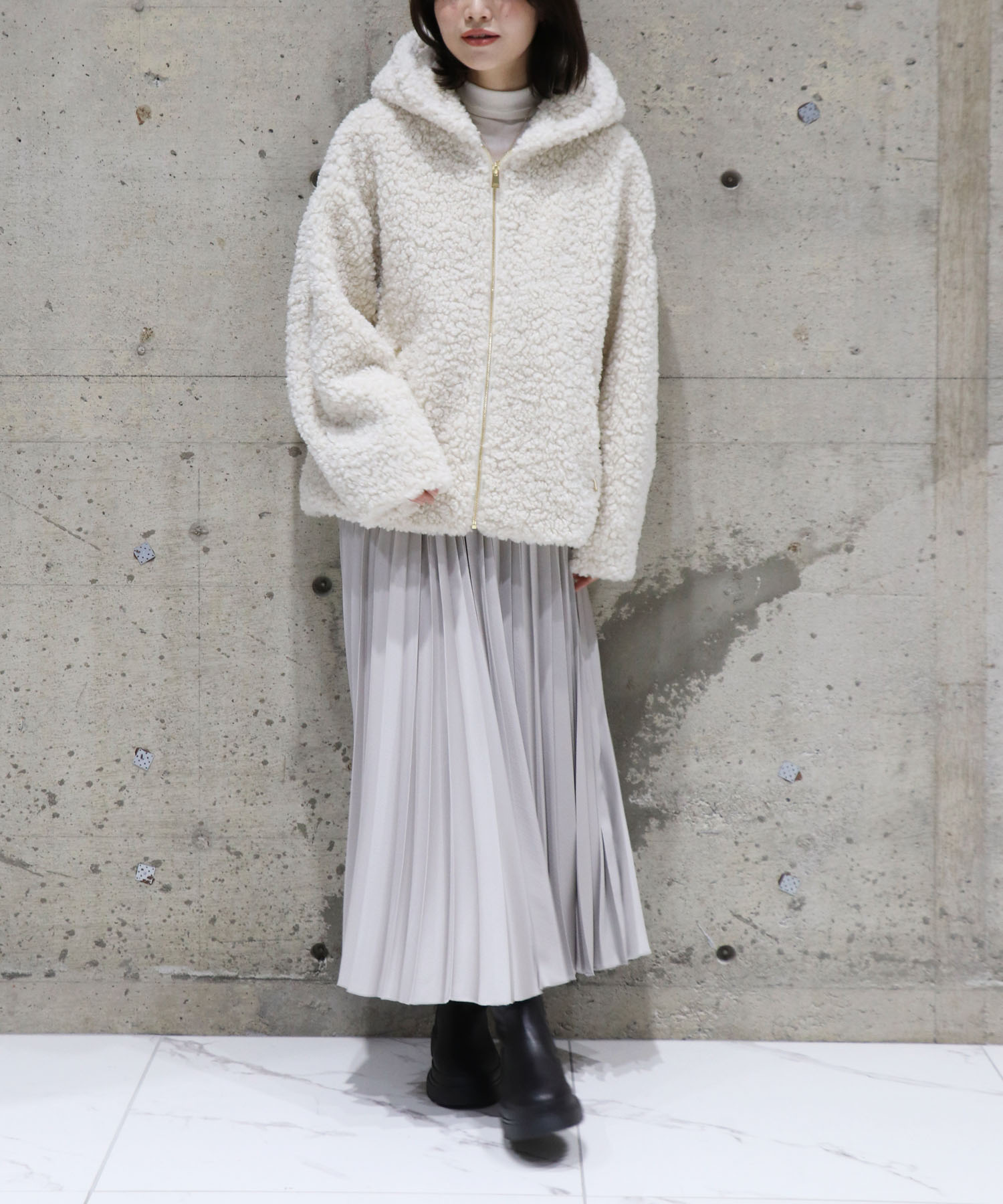 【タトラス/TATRAS】 IPAMA ボアフードブルゾン