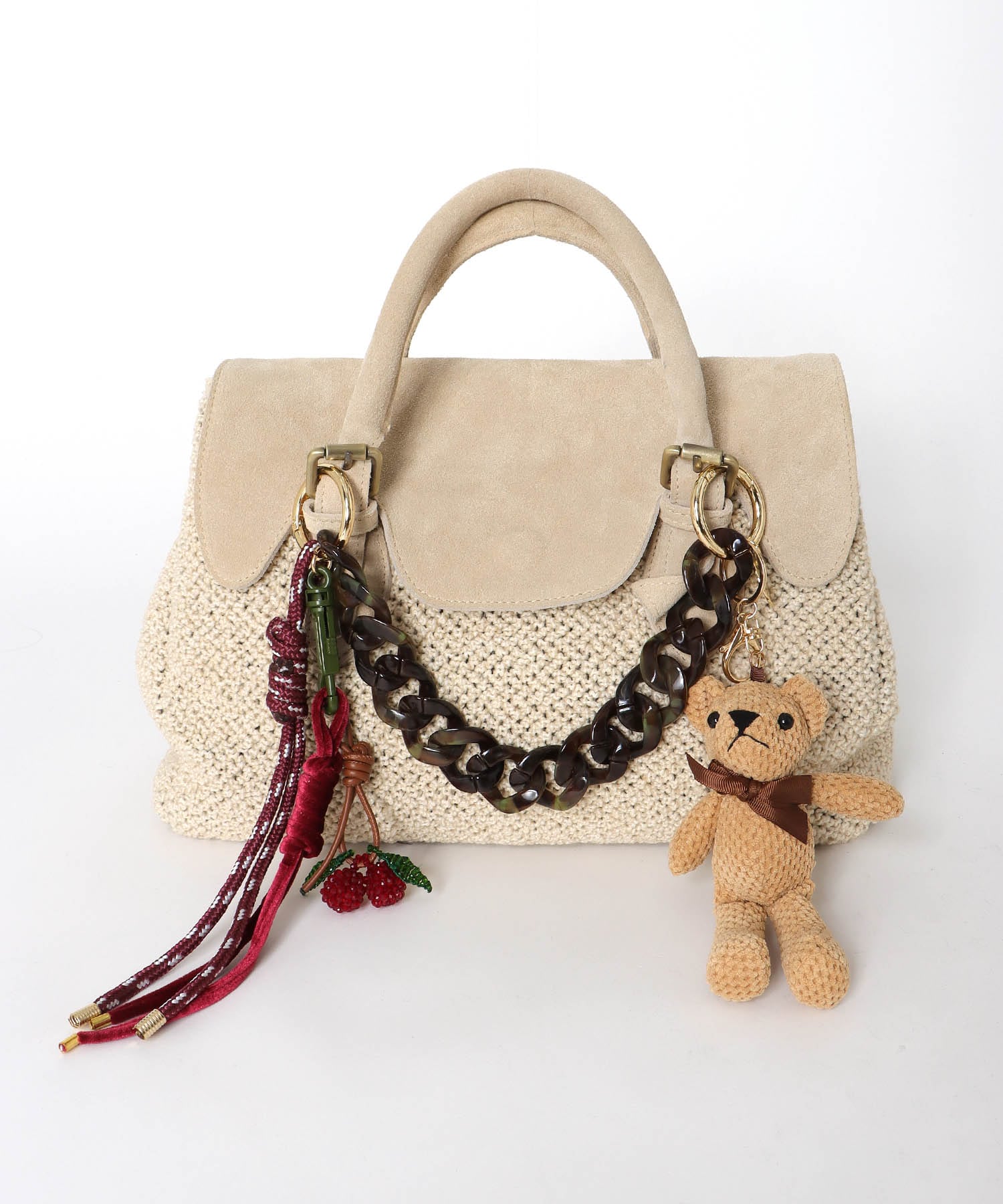 【8月28日予約販売】CHAIN BEAR CHARM【ヴィアメイルバッグ/VIAMAILBAG】