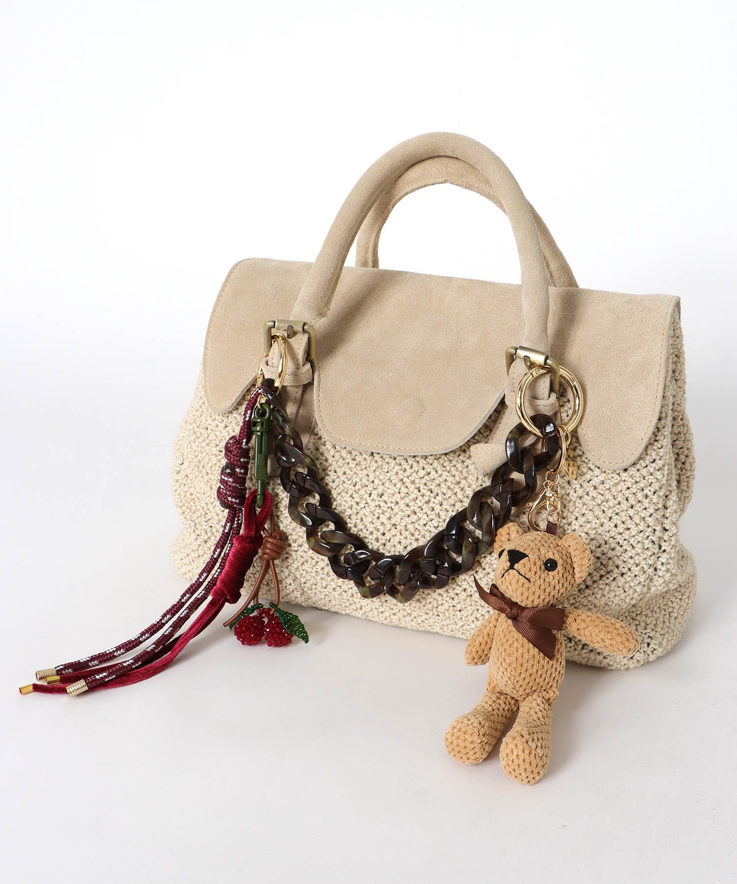 【8月28日予約販売】CHAIN BEAR CHARM【ヴィアメイルバッグ/VIAMAILBAG】