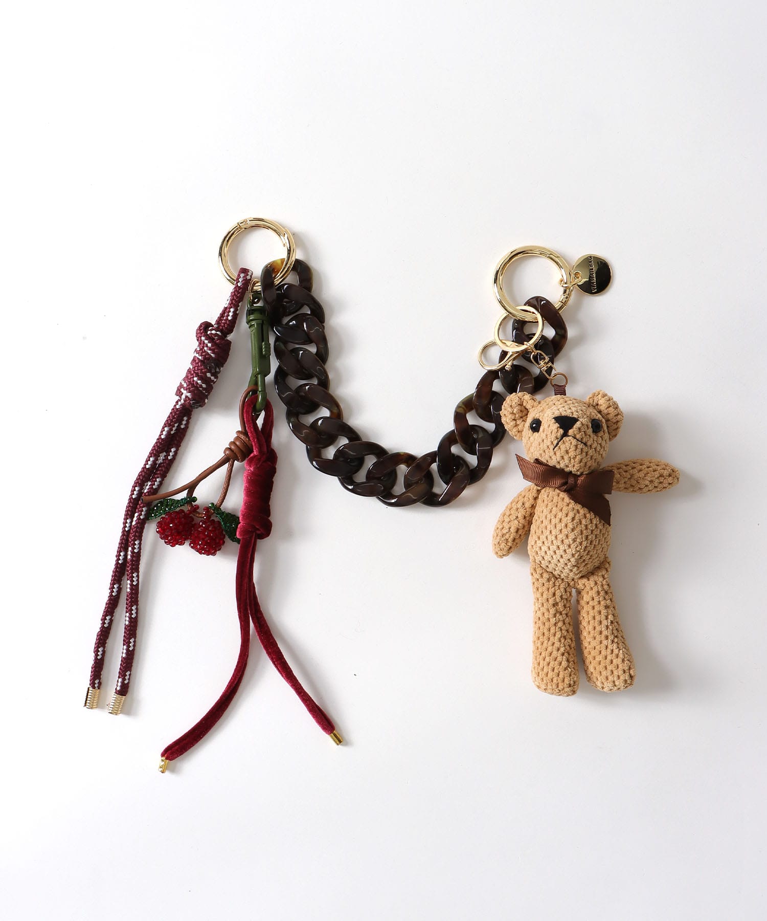 【8月28日予約販売】CHAIN BEAR CHARM【ヴィアメイルバッグ/VIAMAILBAG】