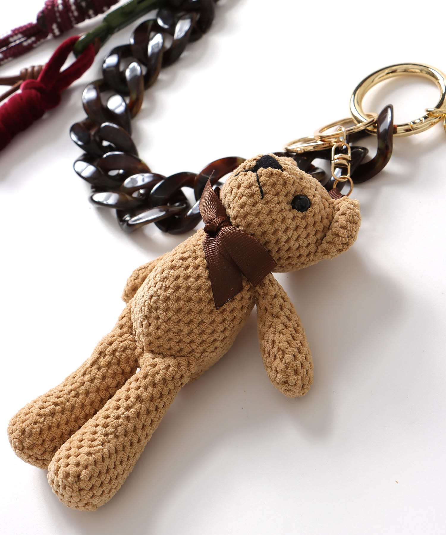 【8月28日予約販売】CHAIN BEAR CHARM【ヴィアメイルバッグ/VIAMAILBAG】