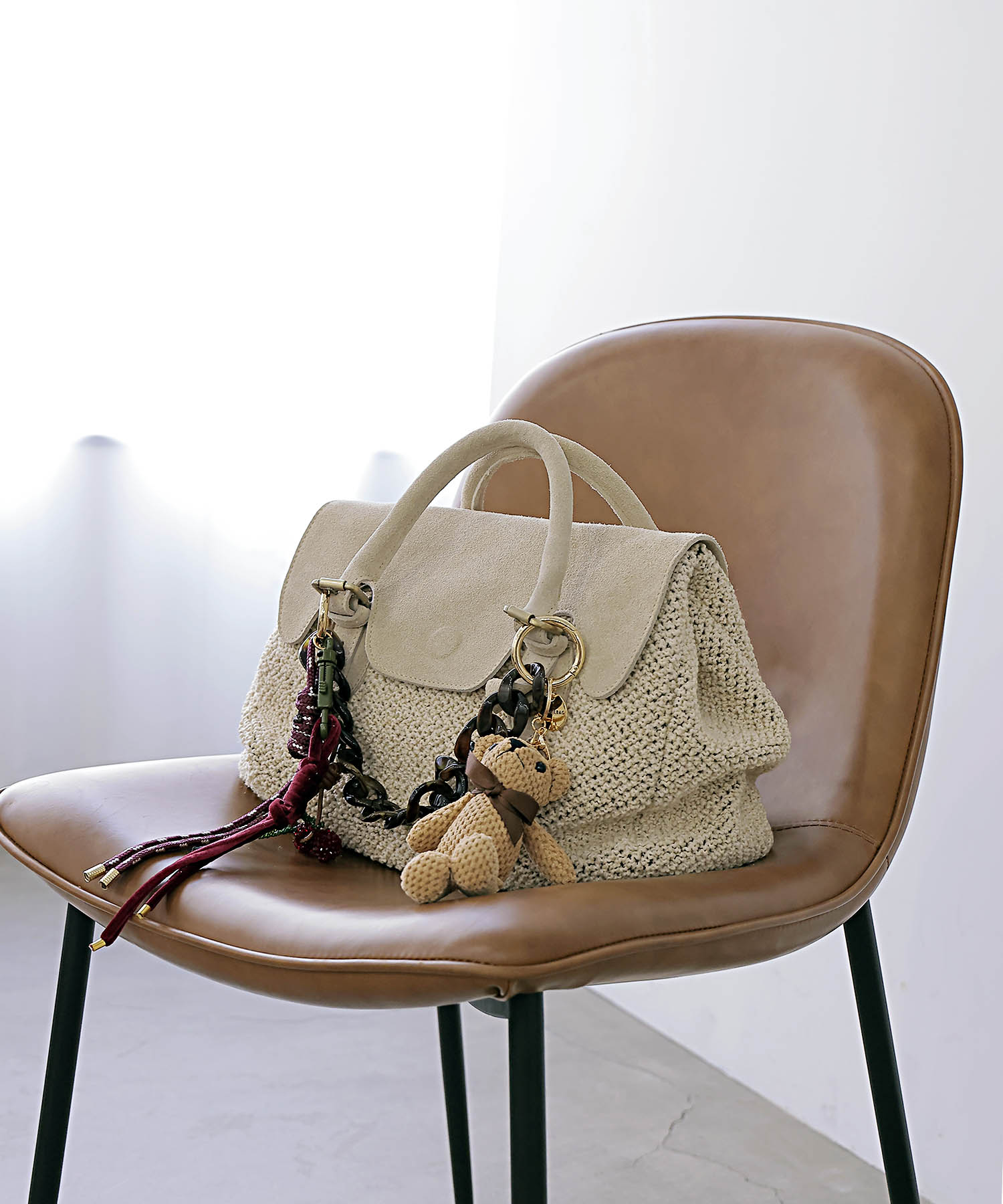【8月28日予約販売】CHAIN BEAR CHARM【ヴィアメイルバッグ/VIAMAILBAG】