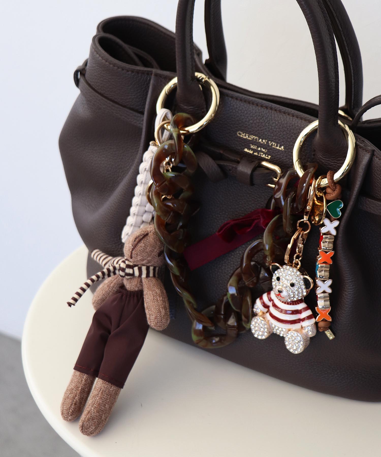 CHAIN RABBIT CHARM【ヴィアメイルバッグ/VIAMAILBAG】