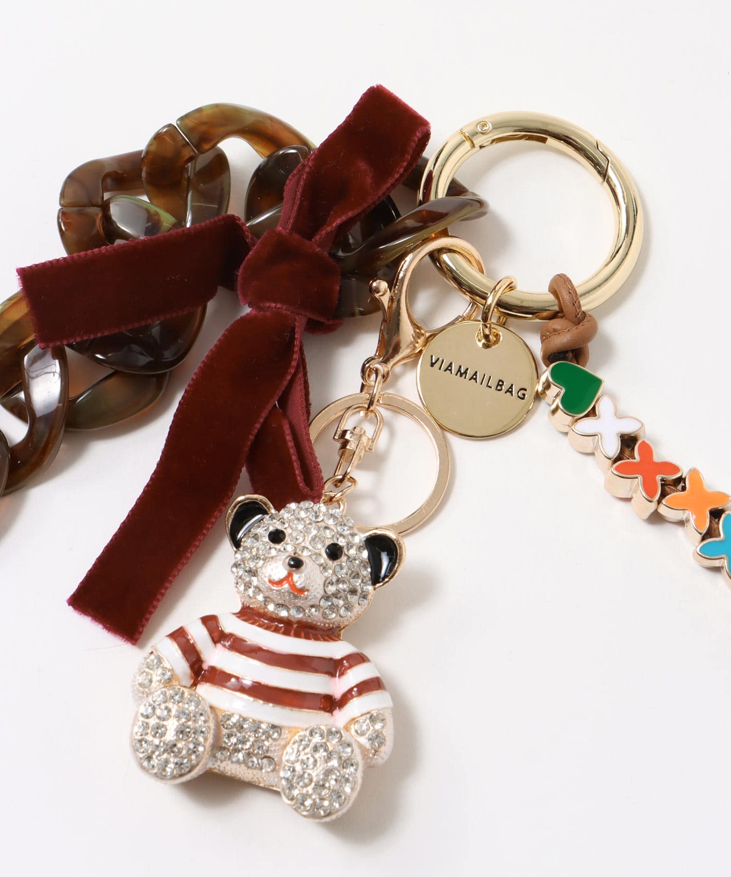 CHAIN RABBIT CHARM【ヴィアメイルバッグ/VIAMAILBAG】