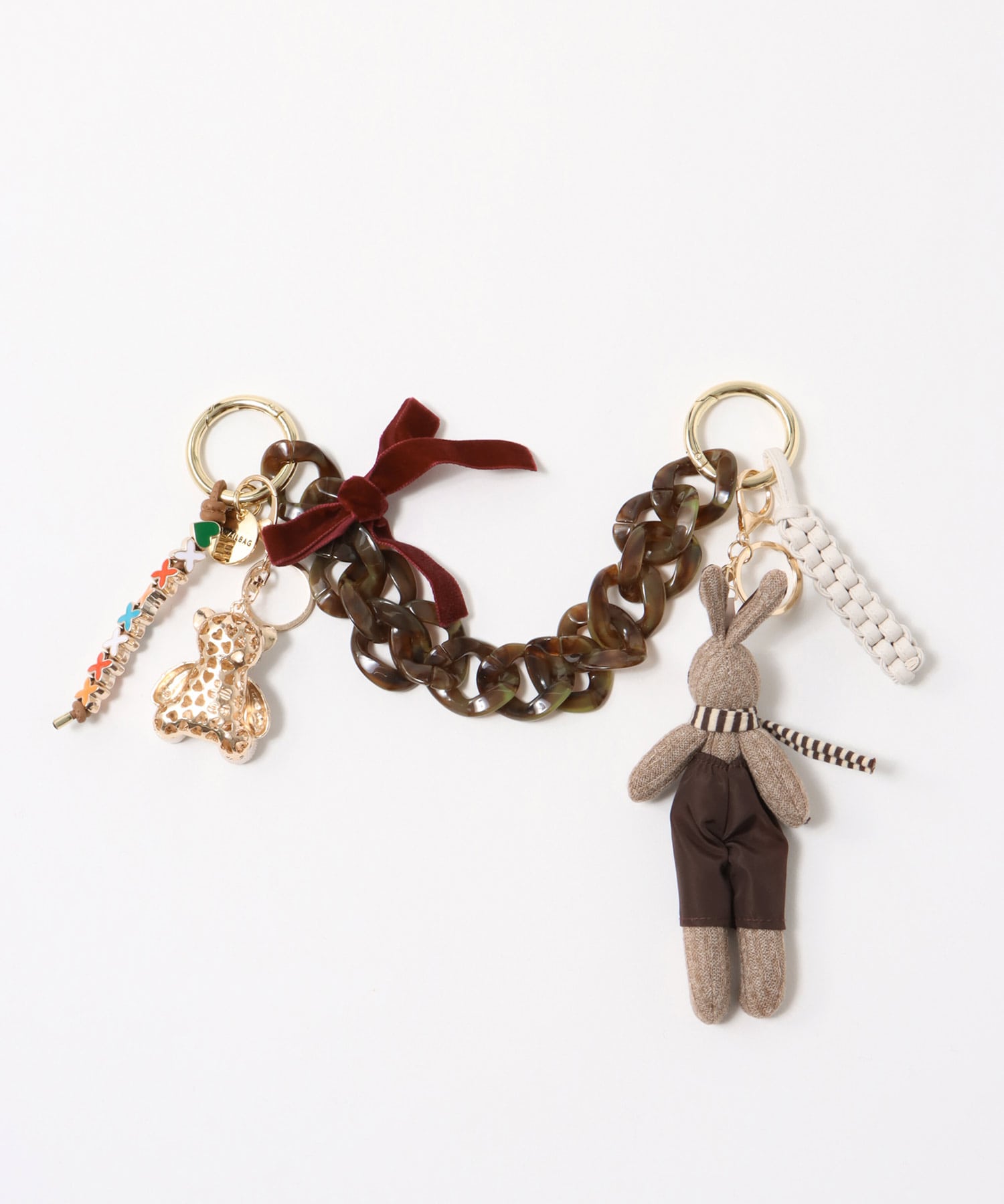 CHAIN RABBIT CHARM【ヴィアメイルバッグ/VIAMAILBAG】