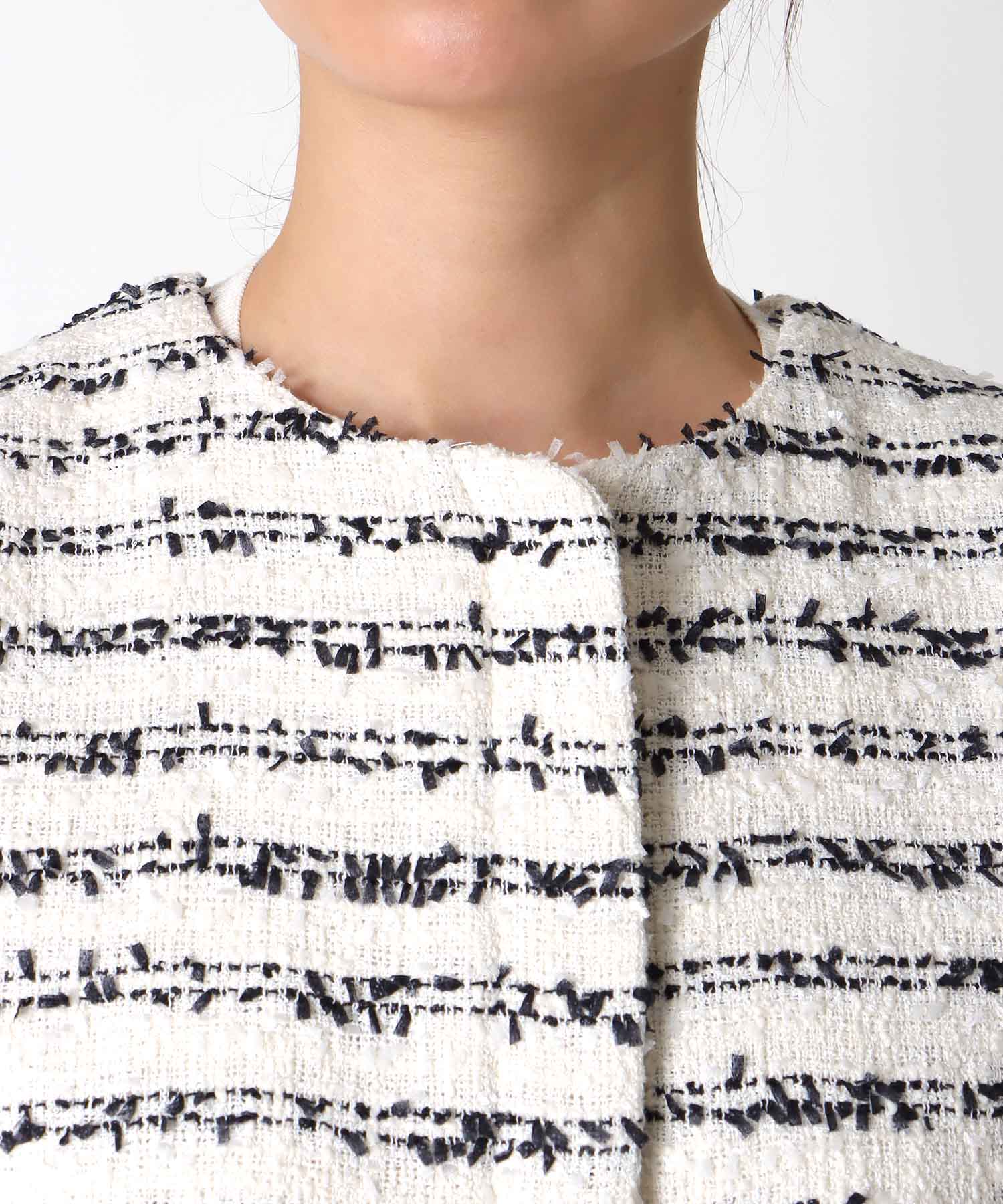 ツィードフリルベスト