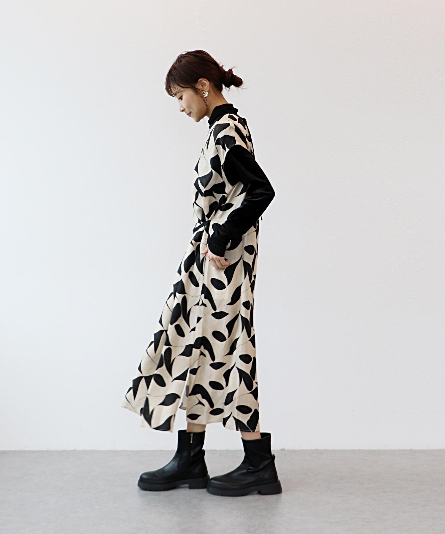 プリントノースリワンピース