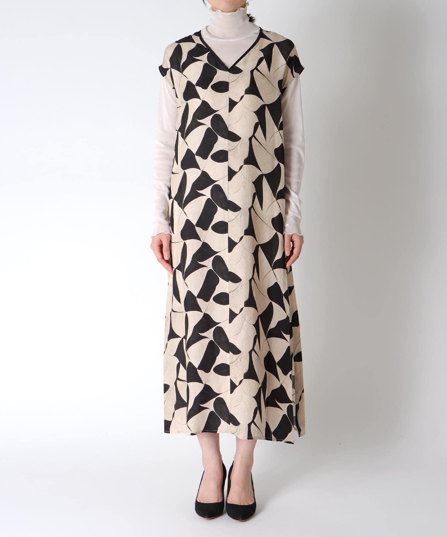 プリントノースリワンピース