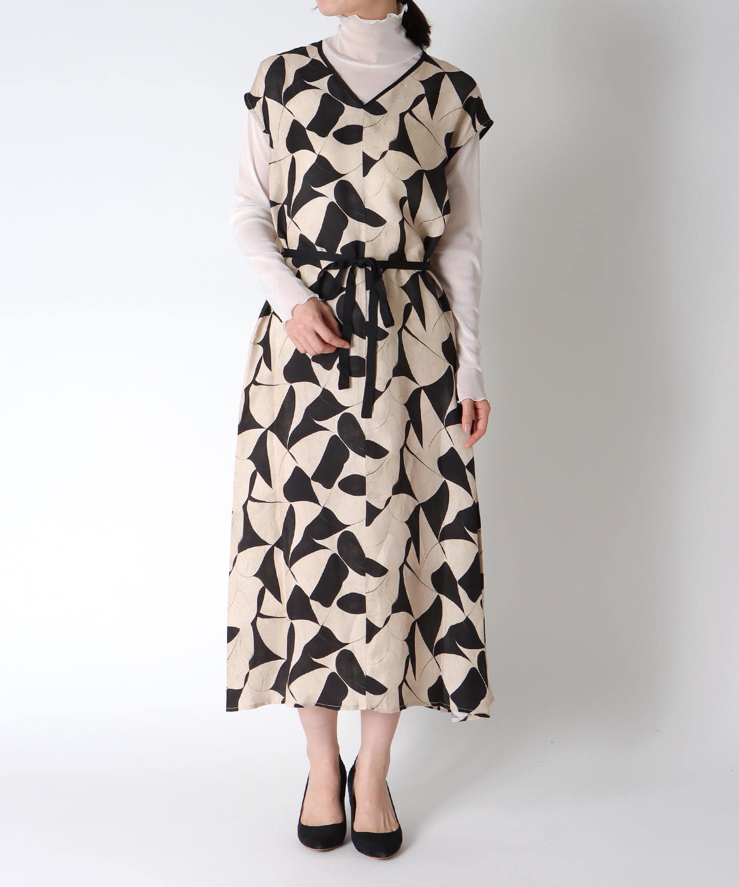 プリントノースリワンピース