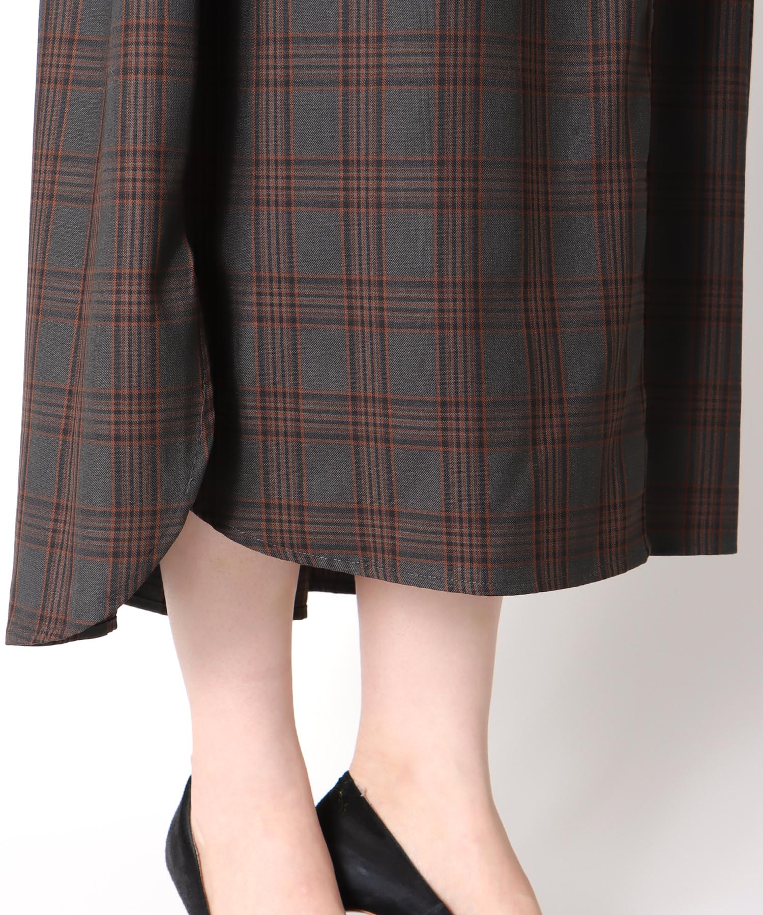 ロングシャツワンピース