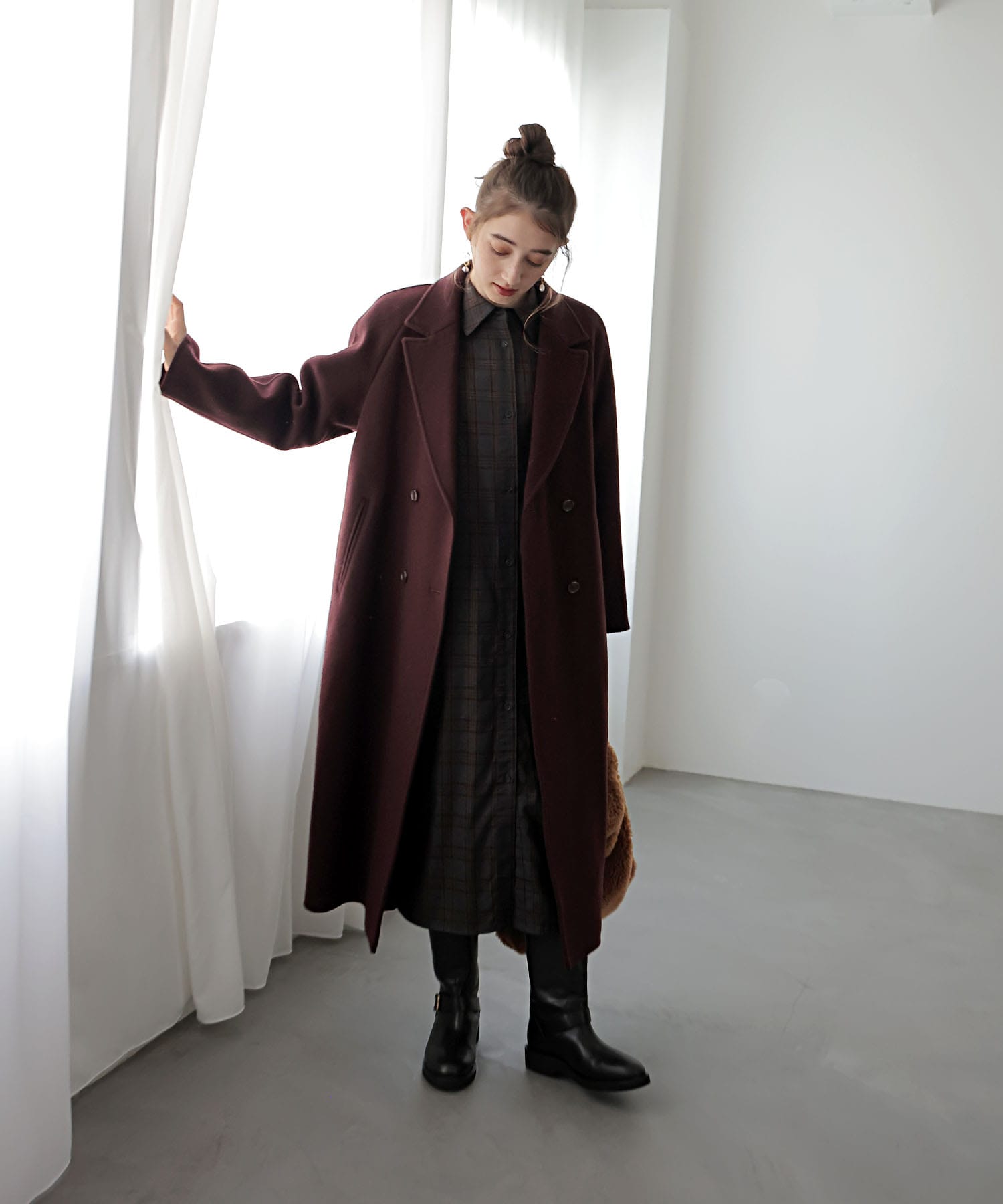 【10月16日予約販売】ロングシャツワンピース
