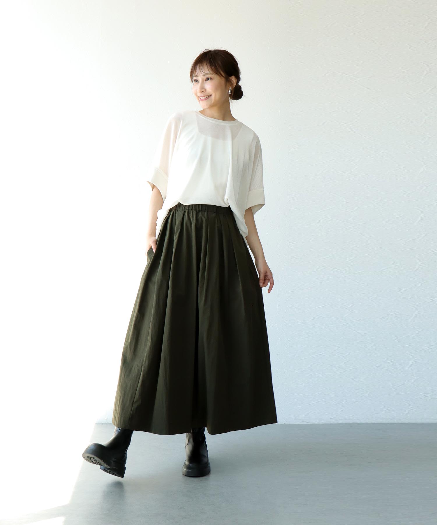 ドルマンメッシュトップス