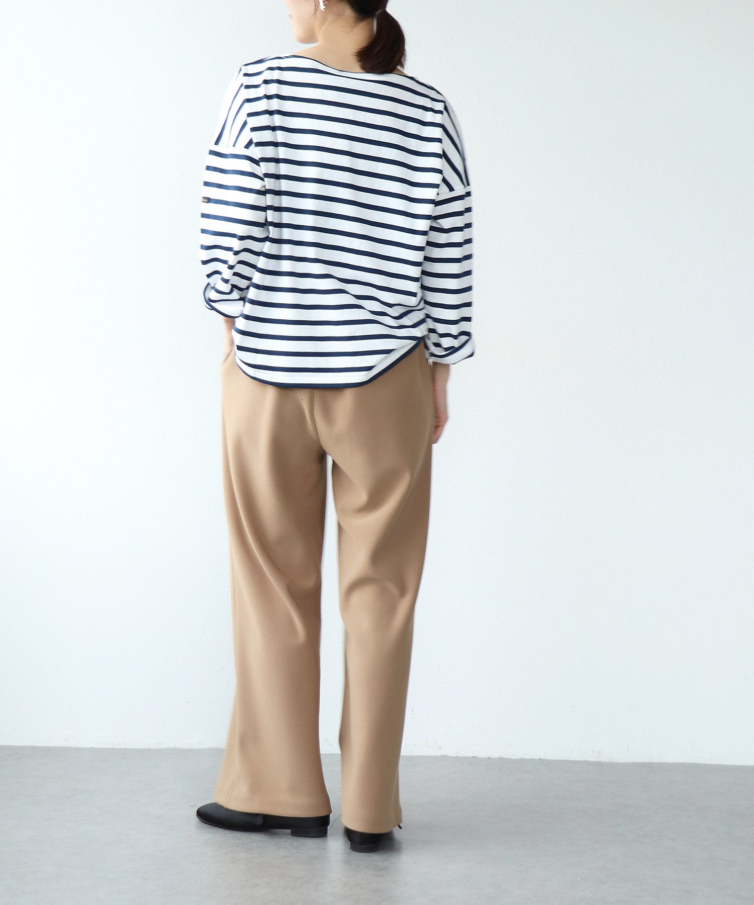 裏フリースワイドパンツ