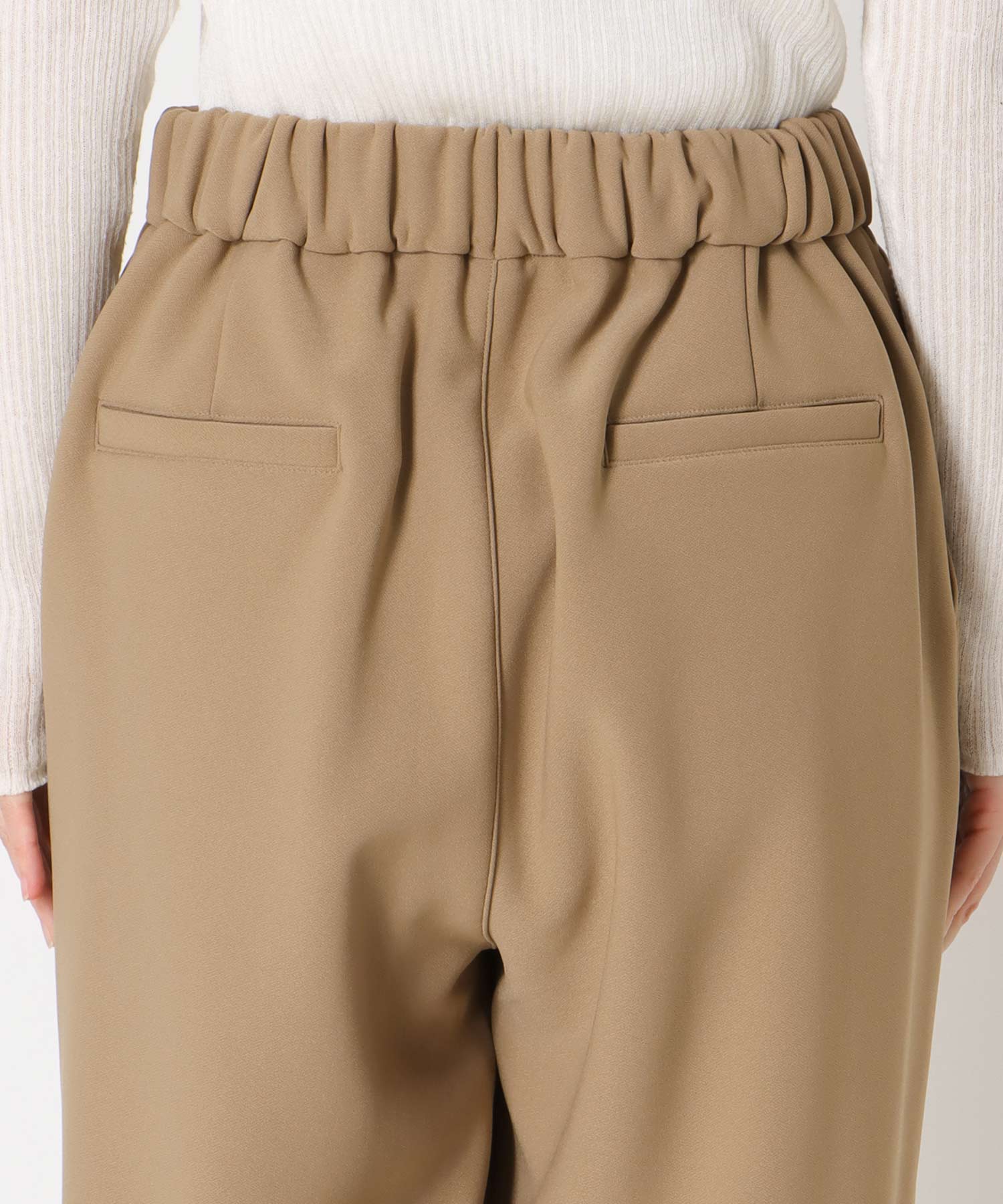 裏フリースワイドパンツ