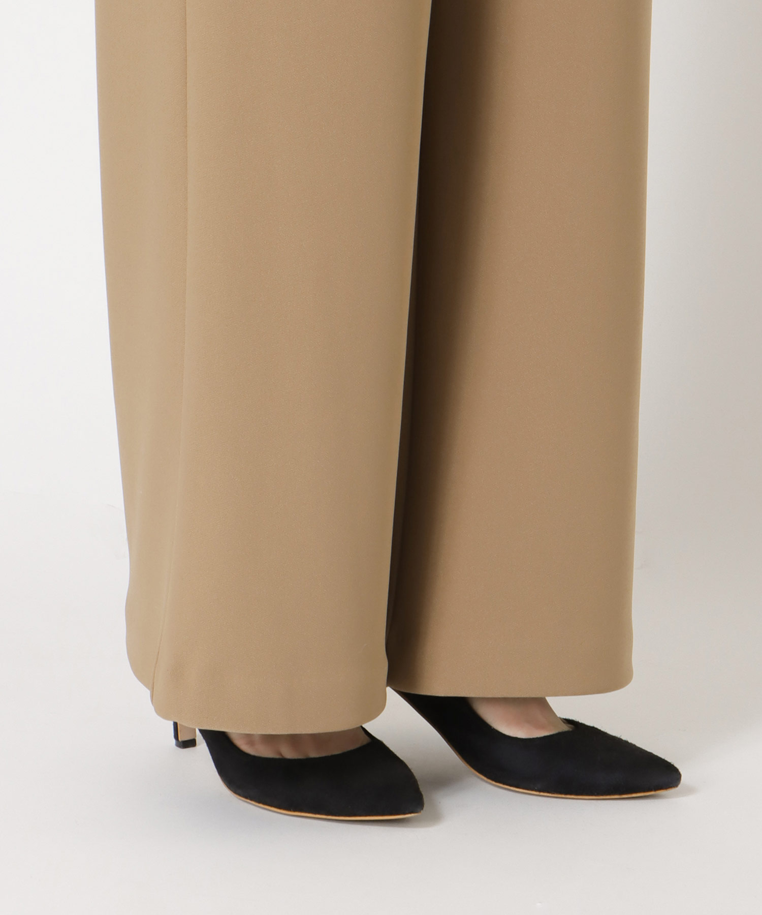 裏フリースワイドパンツ