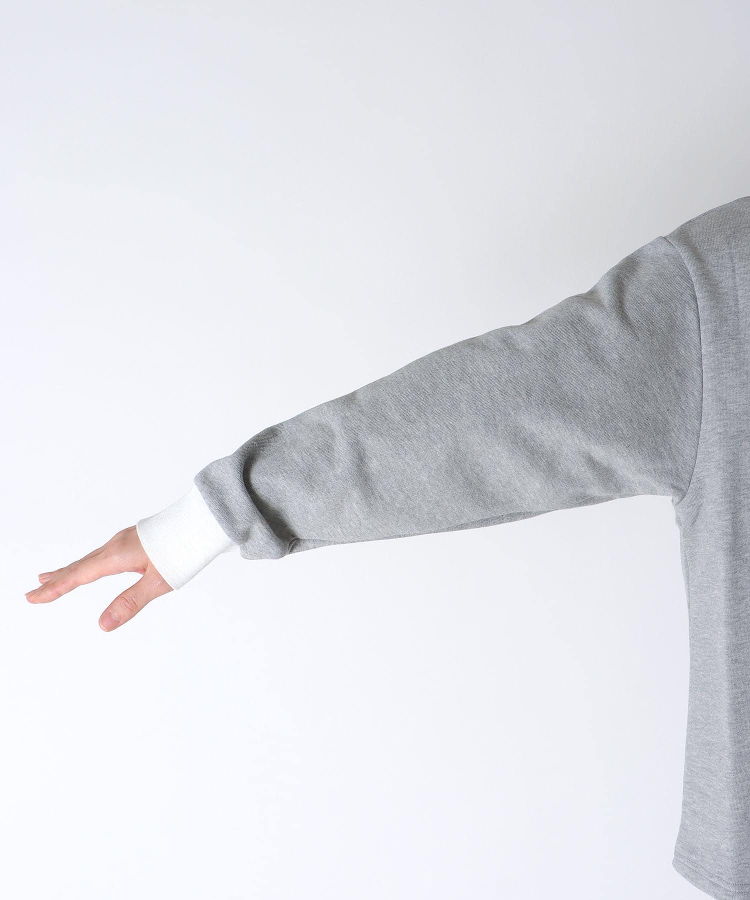 裏毛ポロ衿プルオーバー