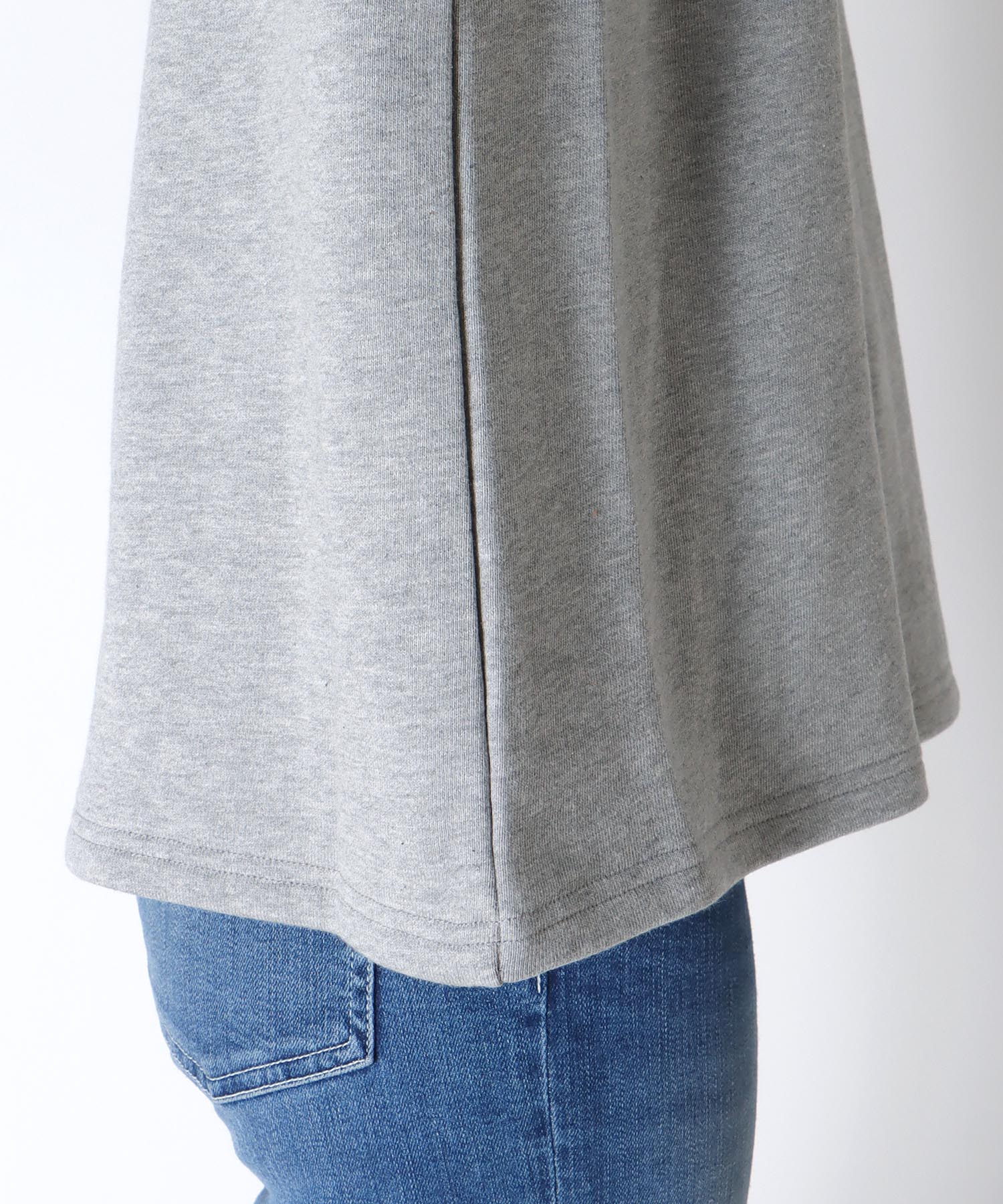 裏毛ポロ衿プルオーバー