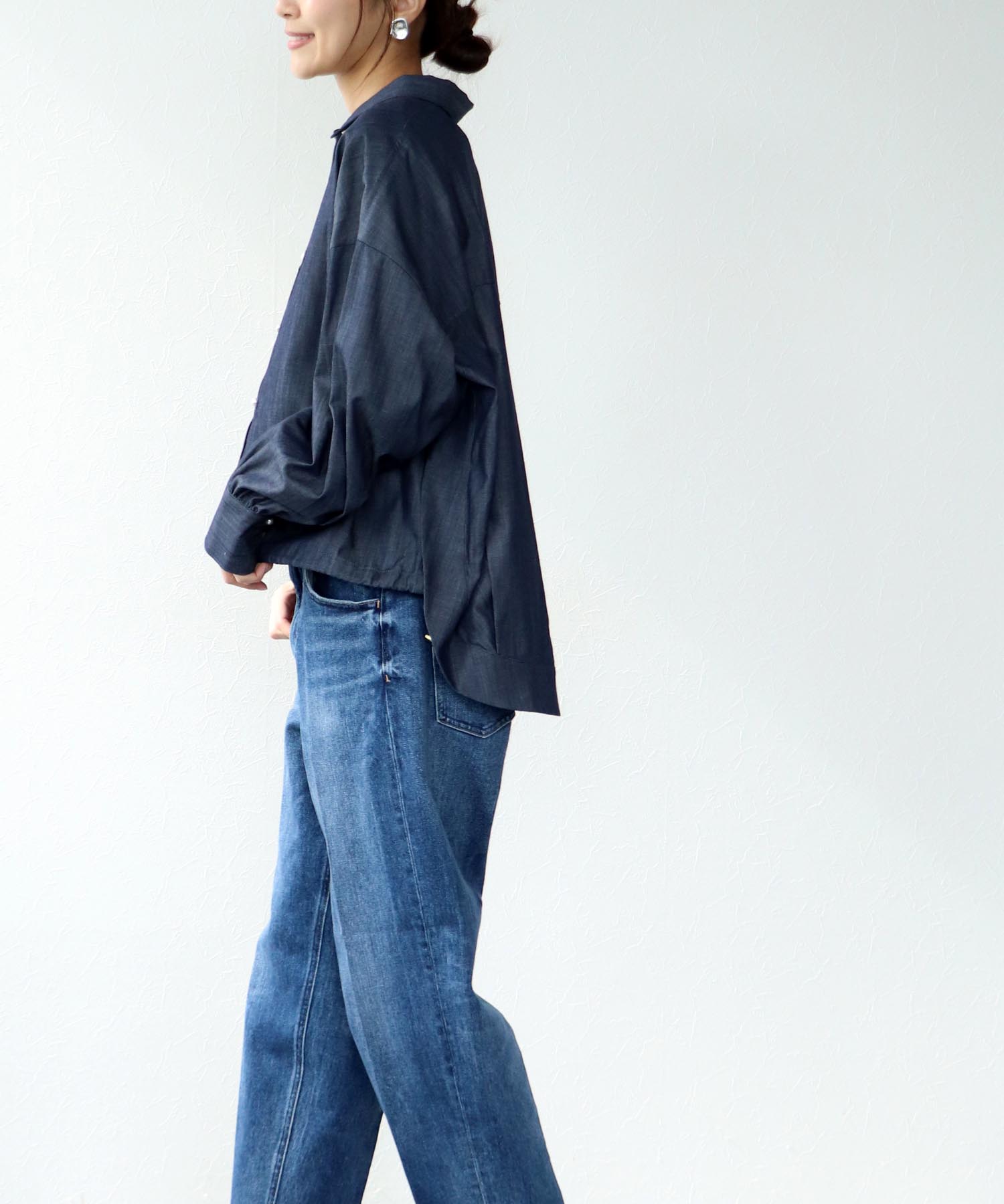 パール釦スピンドルシャツ