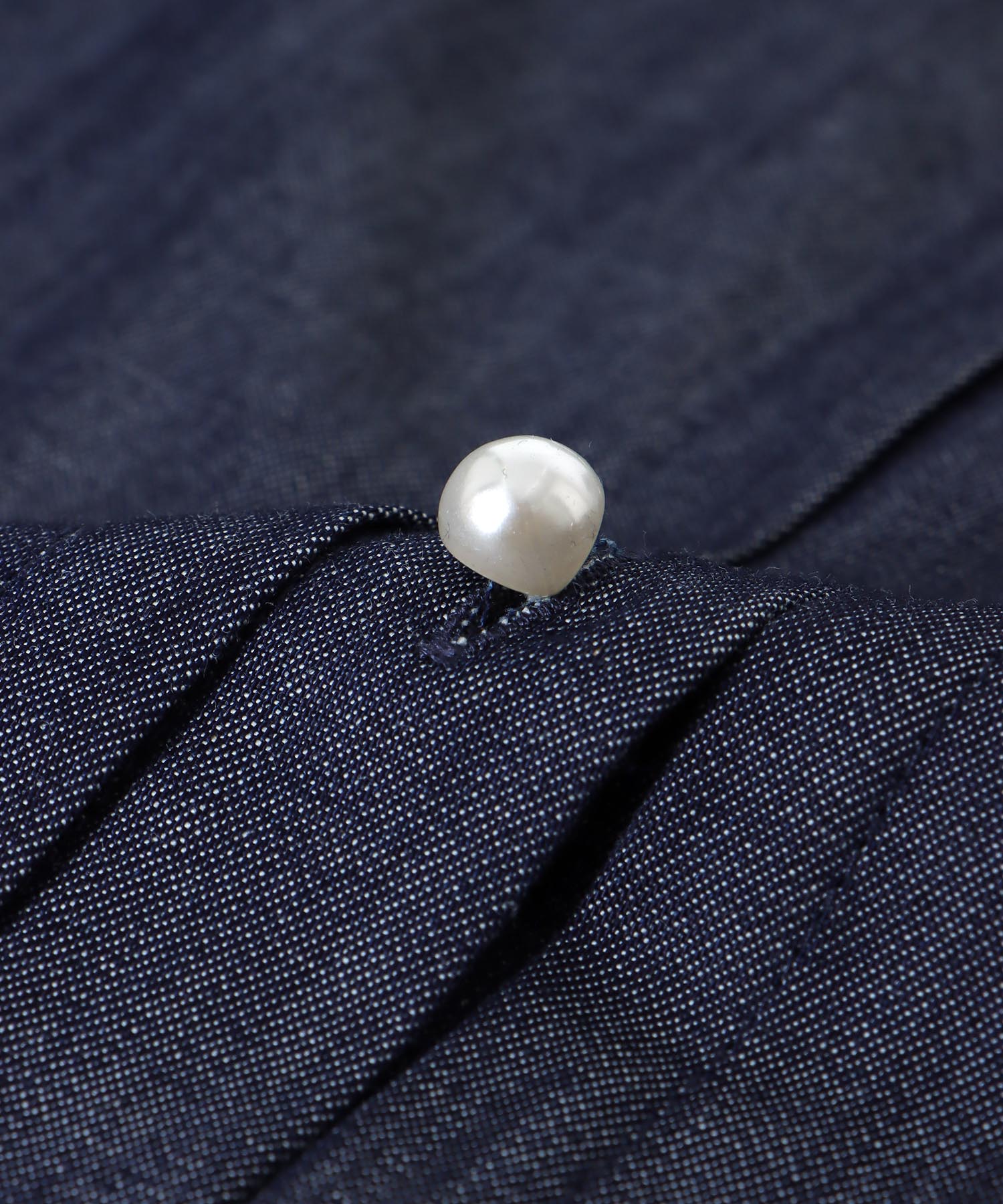 パール釦スピンドルシャツ