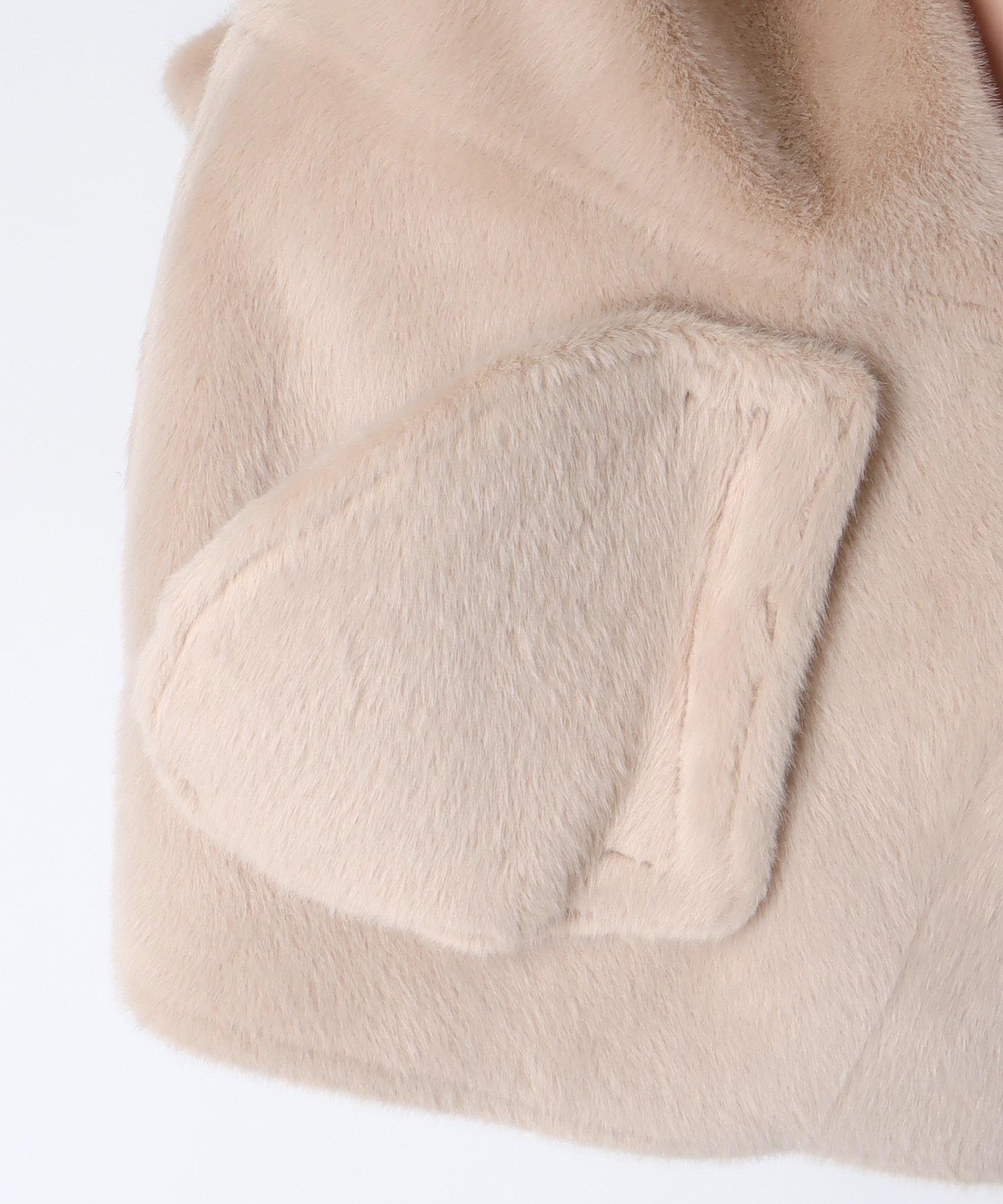 フェイクムートンショートコート