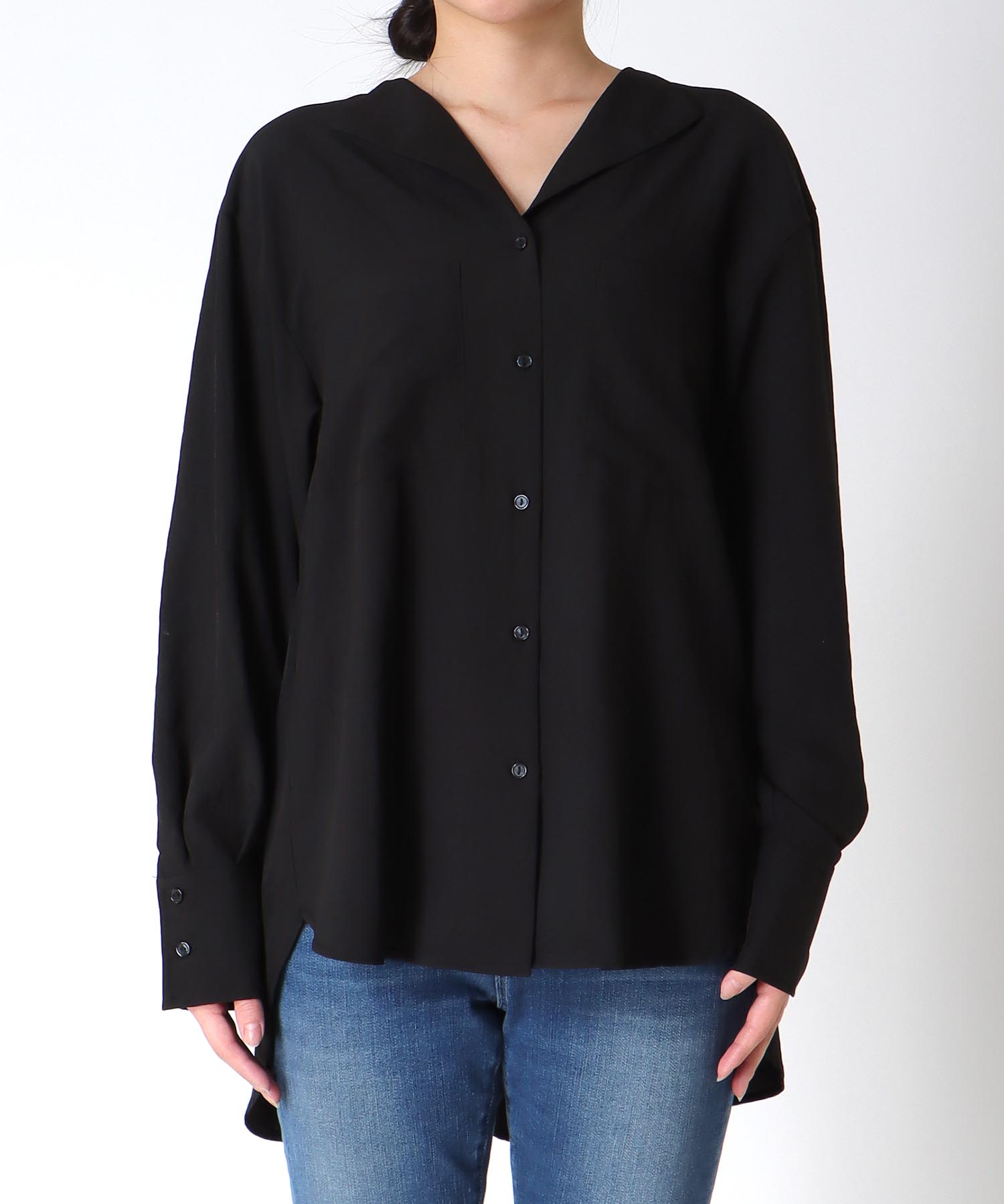 ナチュラルエアータンブラーブラウス