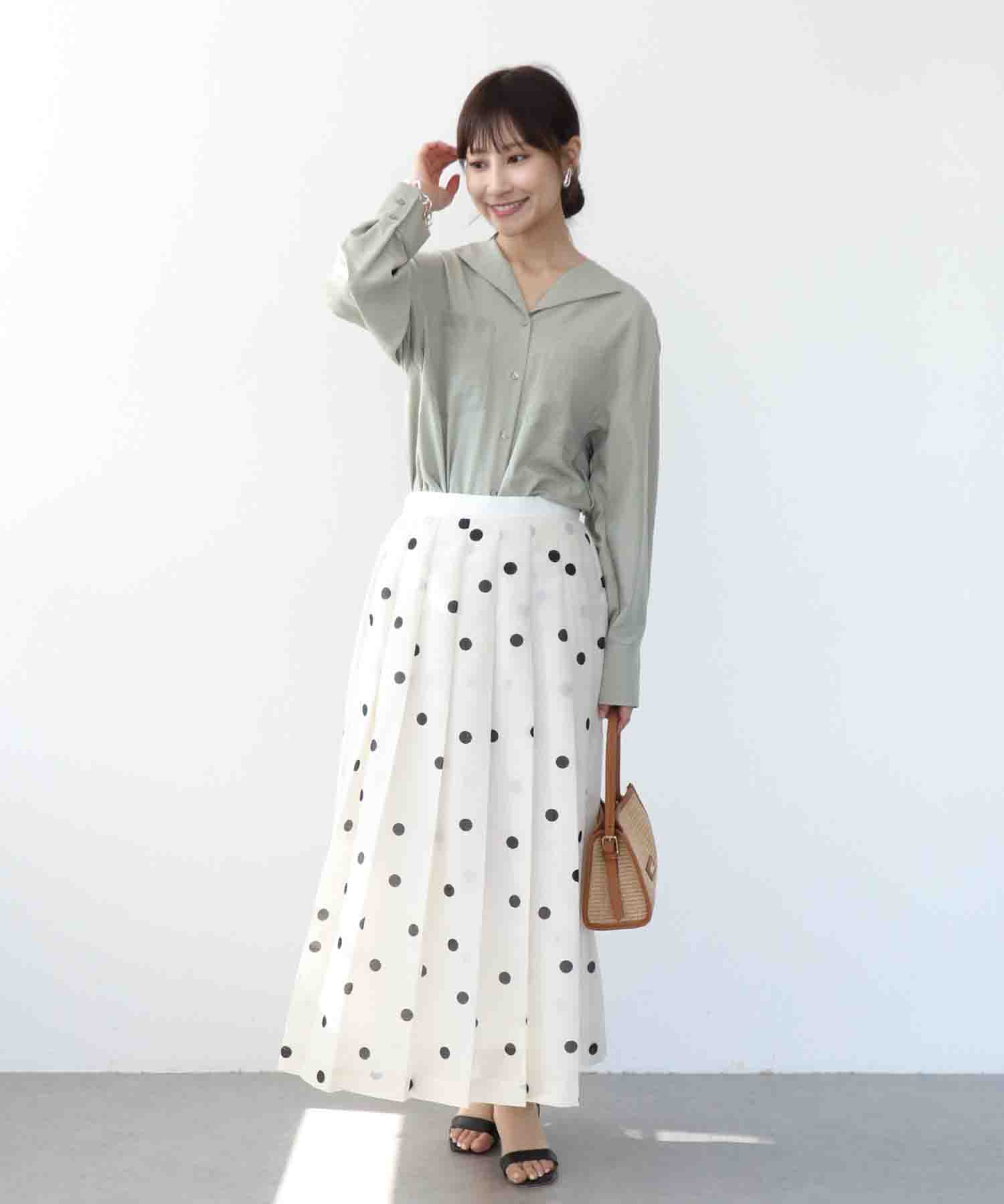 ナチュラルエアータンブラーブラウス