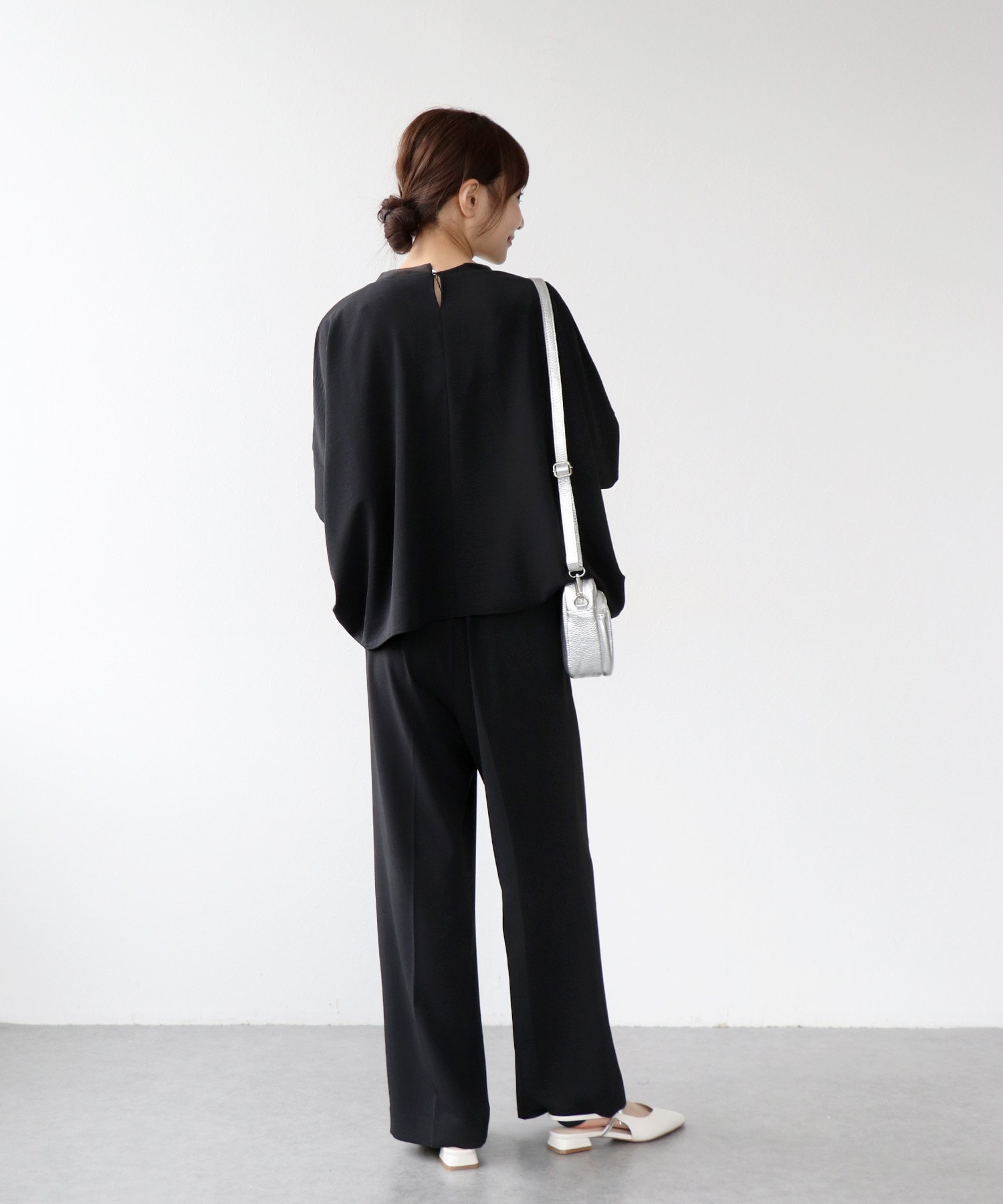 ハイストレッチカルゼワッシャーブラウス