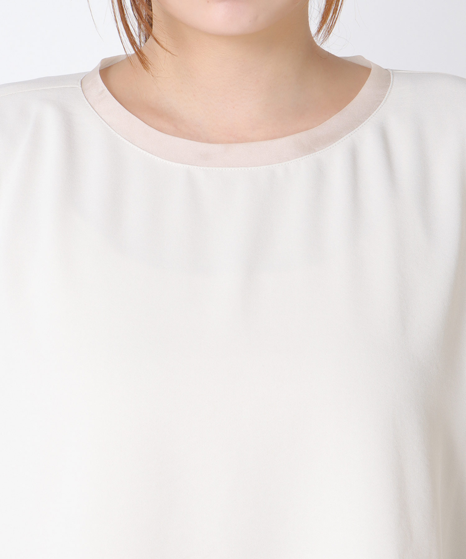 ハイストレッチカルゼワッシャーブラウス